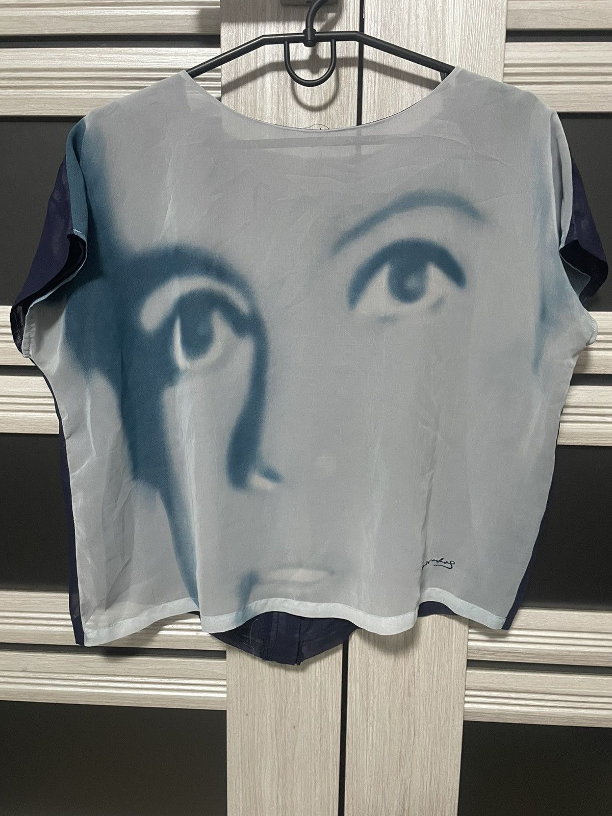 Andy Warhol × Japanese Brand Vintage 2008 Andy Warhol Face Zip Blouse Pepe Jeans Hype Y2K Size XS / US 0-2 / IT 36-38 - 4 Thumbnail