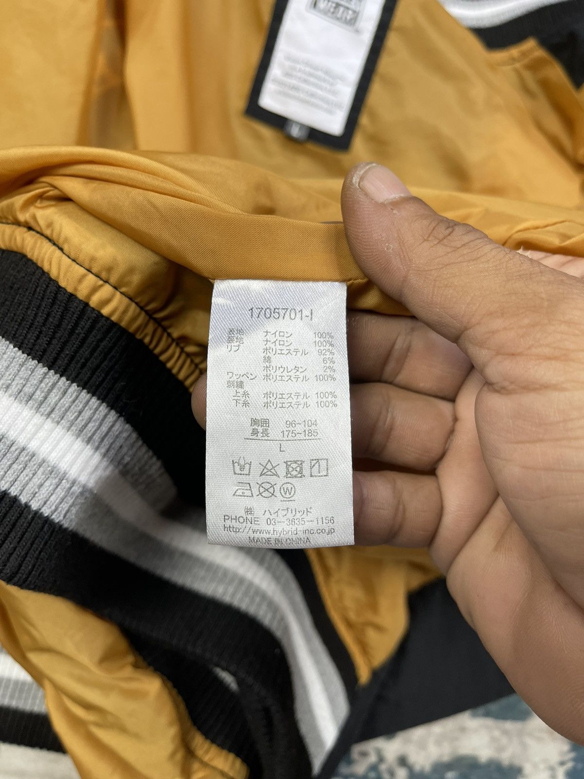 Vision Streetwear Vision Streetwear Back Hit Embroidery Nylon Jacket Size US L / EU 52-54 / 3 - 17 Thumbnail