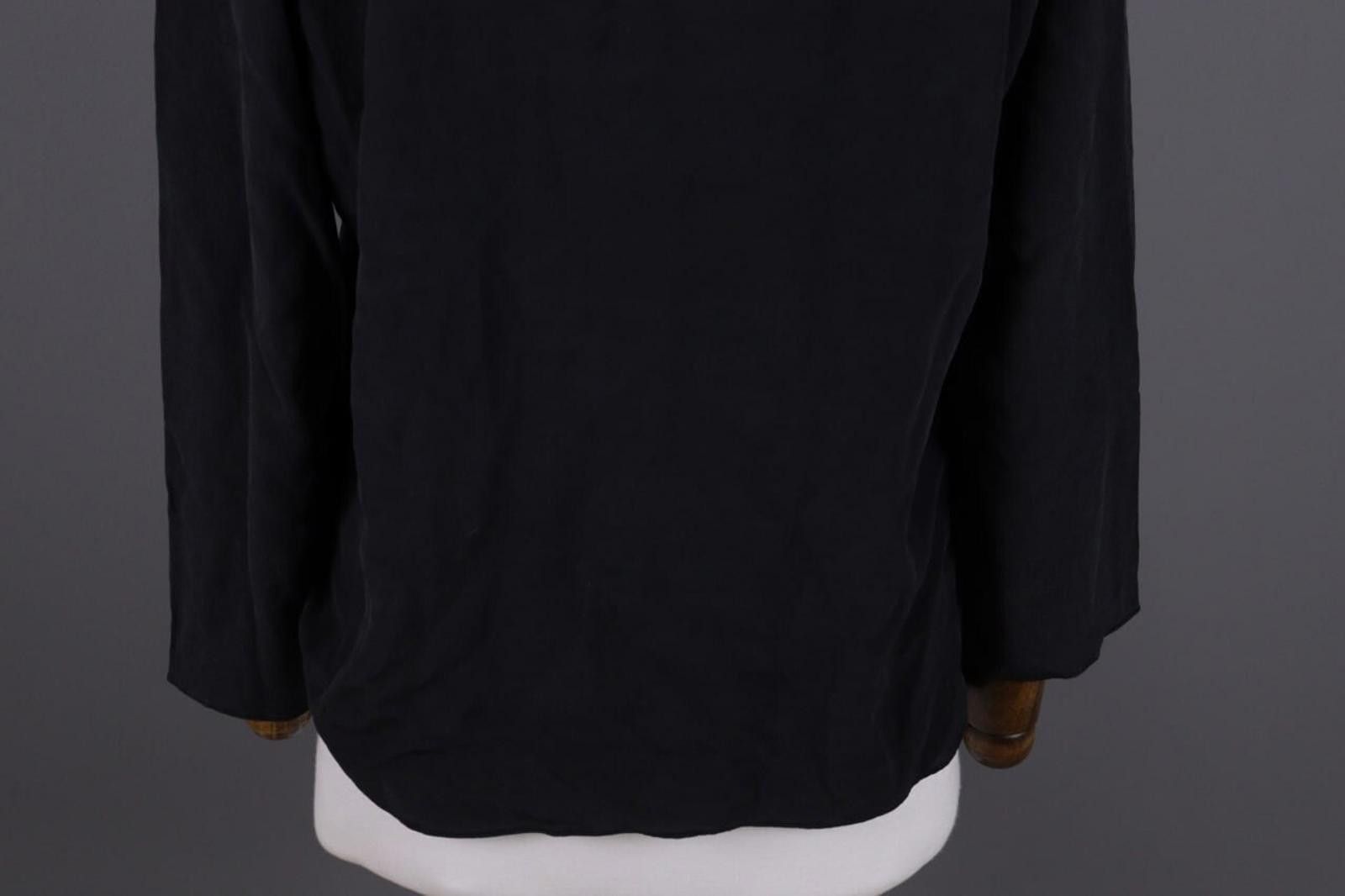 Wilkes Bashford BA&SH KENT Gray Silk Lightweight Lagelook Blouse Size 2 / M Size XS / US 0-2 / IT 36-38 - 10 Thumbnail