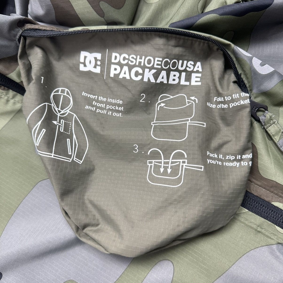 DC Crazy DC Shoes Camo Packable Light Skater Jacket Size US M / EU 48-50 / 2 - 13 Thumbnail