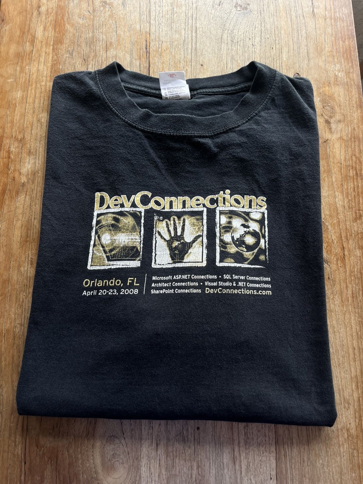 Microsoft × Vintage Vintage Microsoft Dev Connections festival 2008’s Tshirt Size US XL / EU 56 / 4 - 1 Thumbnail