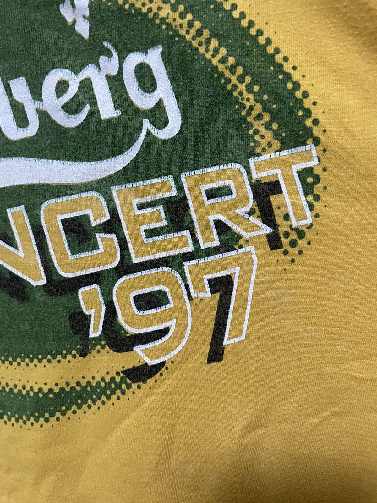 Band Tees × Vintage Vintage The Carlsberg Concert 1997 Wembley T Shirt Bon Jovi Size US L / EU 52-54 / 3 - 7 Thumbnail