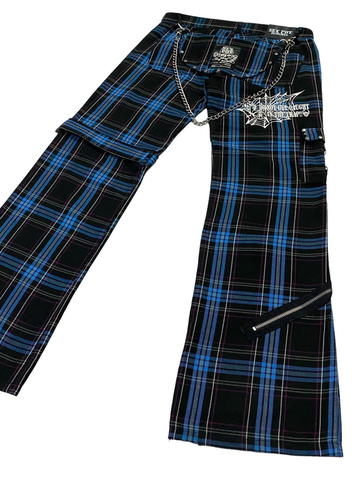 Japanese Brand × Revenge × Seditionaries Sex Pot Revenge Flare Bondage Pants Size US 30 / EU 46 - 24 Thumbnail