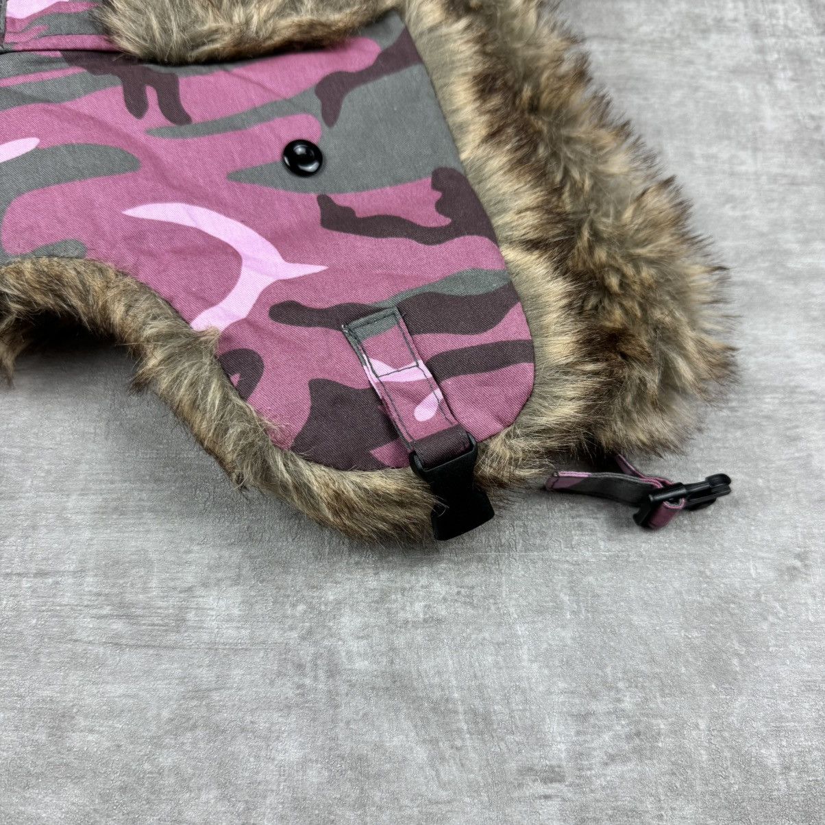 Other Y2K Pink Camo Ushanka Size ONE SIZE - 9 Thumbnail