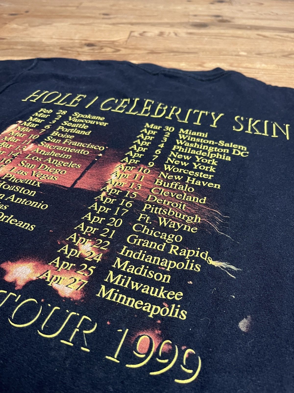 Band Tees × Giant Hole Celebrity Skin 1999 tour tee Size US M / EU 48-50 / 2 - 9 Thumbnail