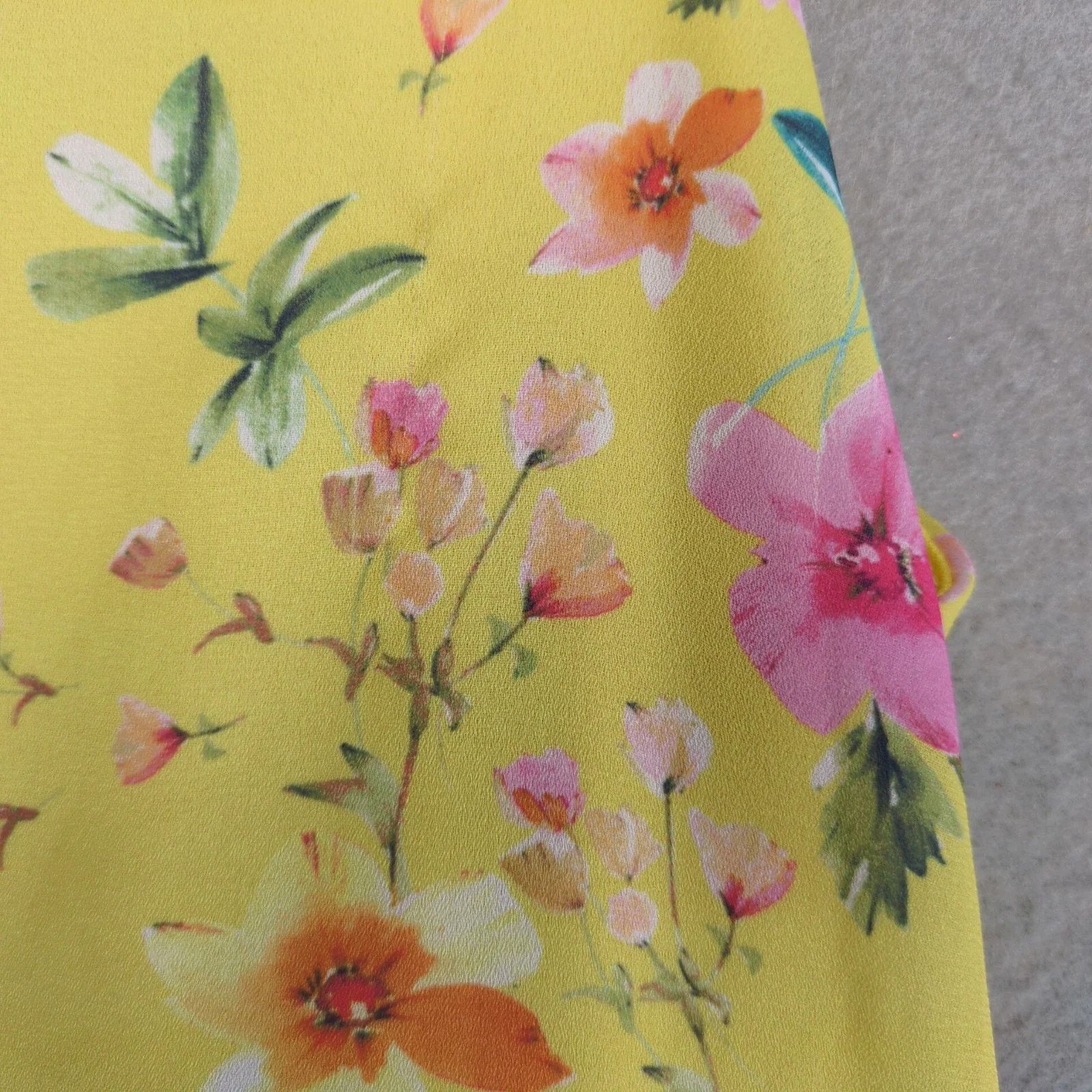 Other Peach Love California Yellow Floral Camisole Top Cami Tank S Size S / US 4 / IT 40 - 10 Thumbnail