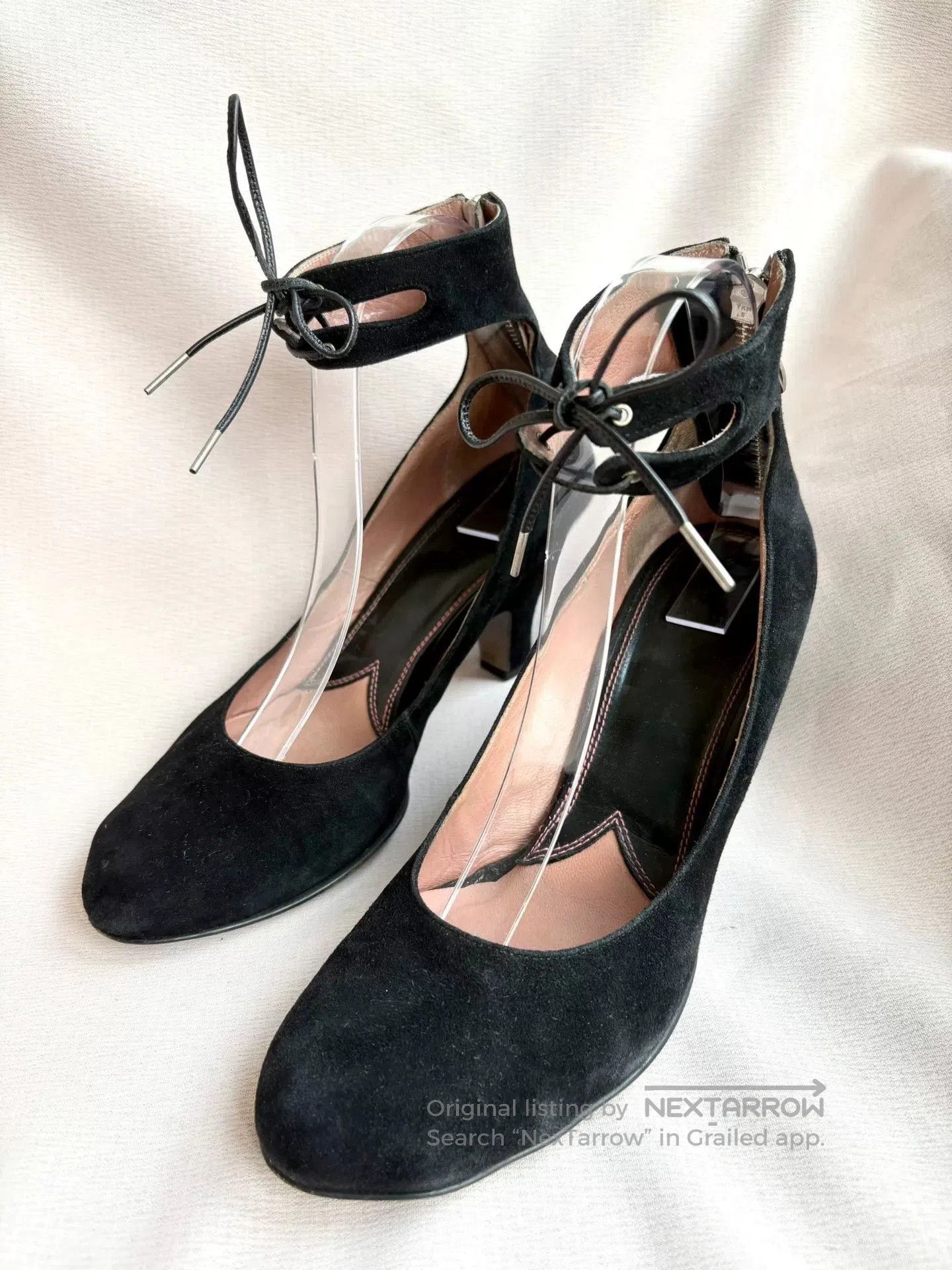 Vivienne Westwood Vivienne Westwood Vintage Black Suede Heels. Size US 5.5 / IT 35.5 - 3 Thumbnail
