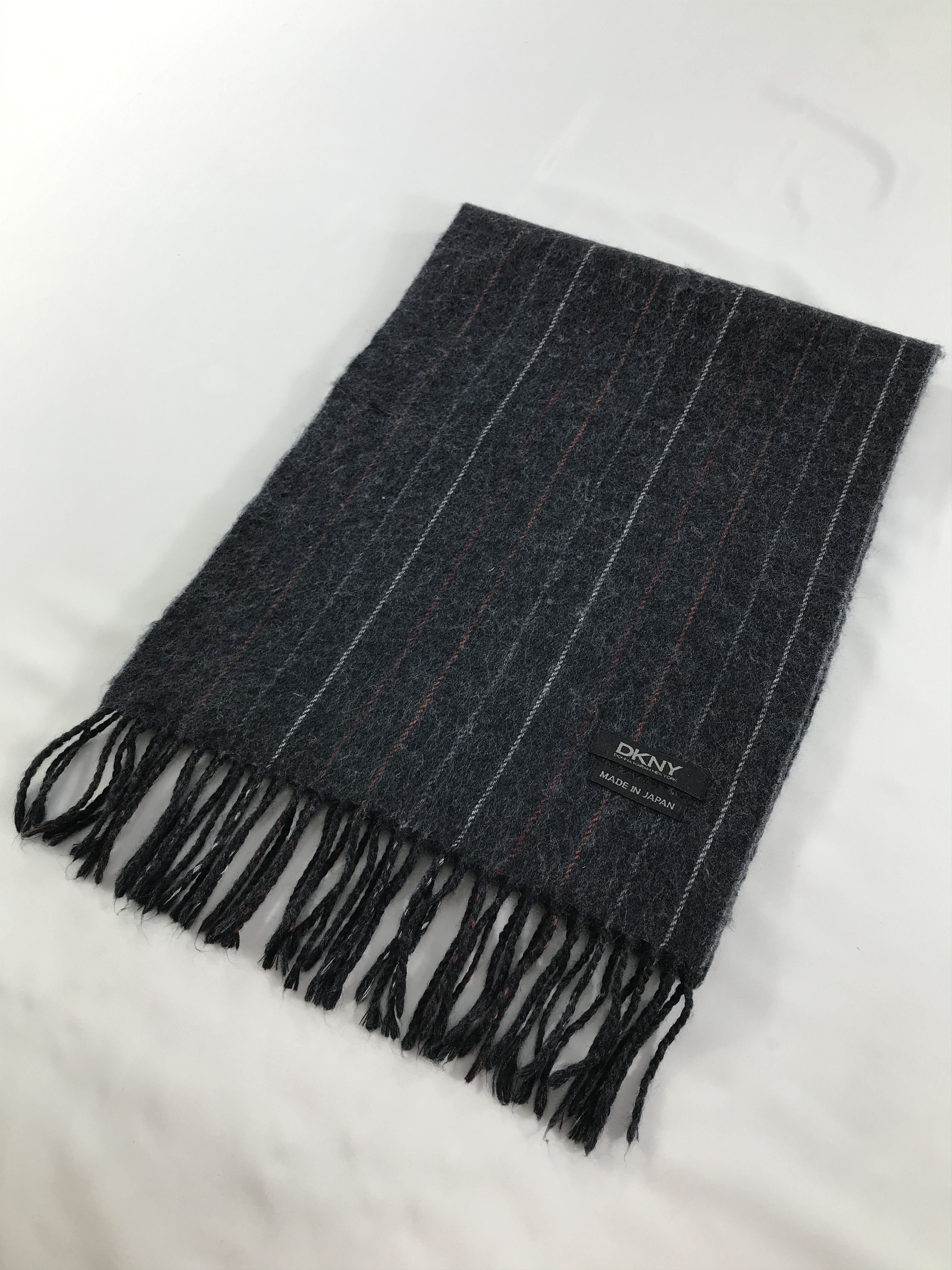 DKNY DKNY Wool Scarf Muffler V67 Size ONE SIZE - 3 Thumbnail