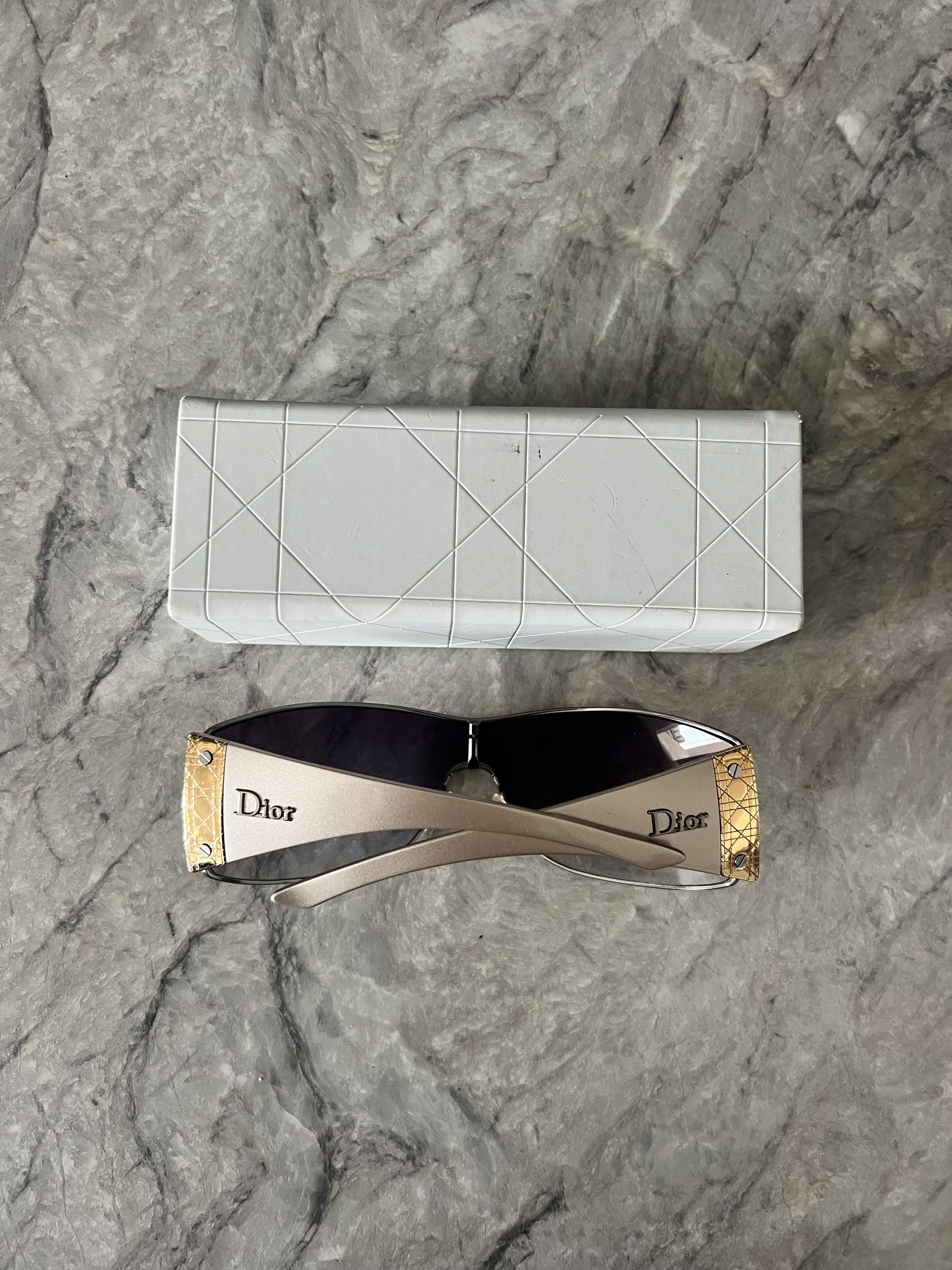 Dior Dior gold sunglasses Size ONE SIZE - 8 Thumbnail