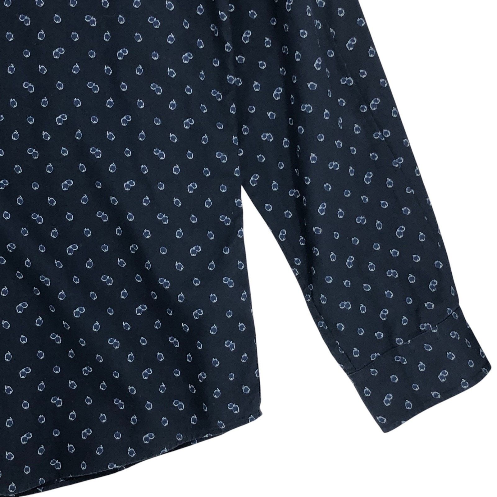 Rodd & Gunn Rodd & Gunn Shirt Navy Blue Original Fit Pattern Cotton Size US L / EU 52-54 / 3 - 5 Thumbnail