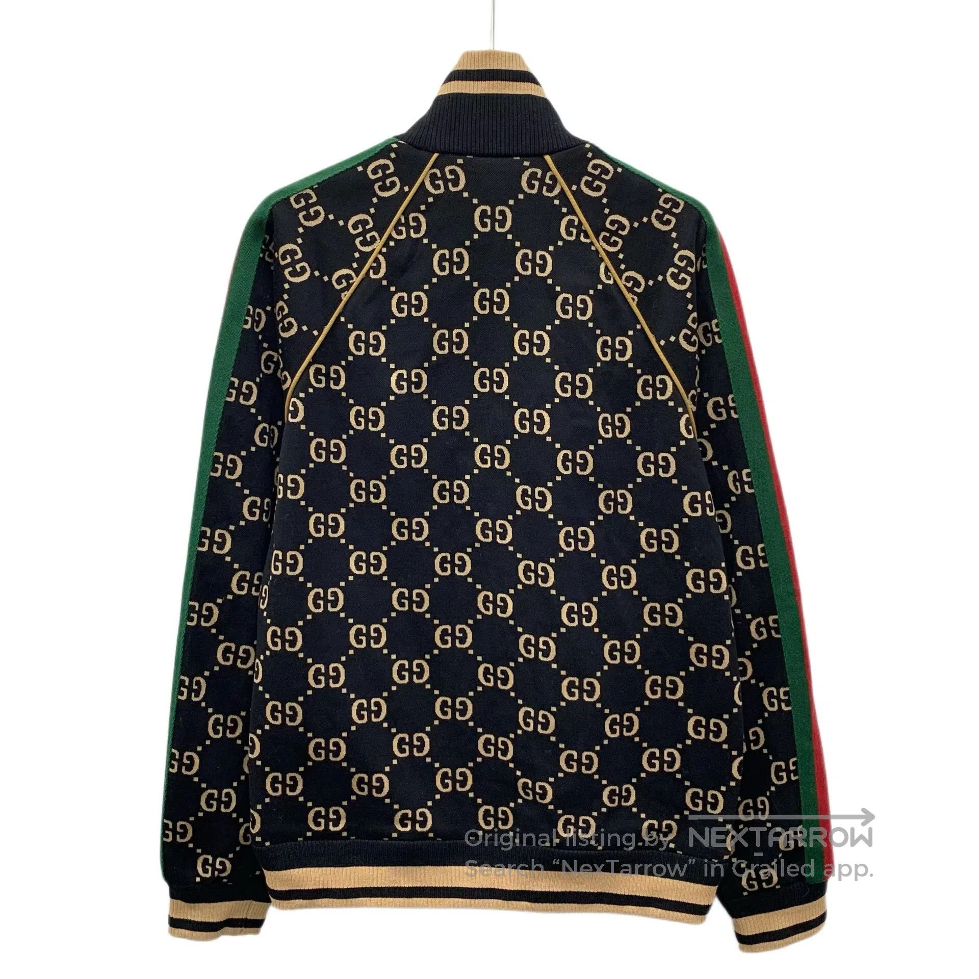 Gucci Guicci Color block logo jacquard full print cotton stand c Size US XS / EU 42 / 0 - 2 Thumbnail