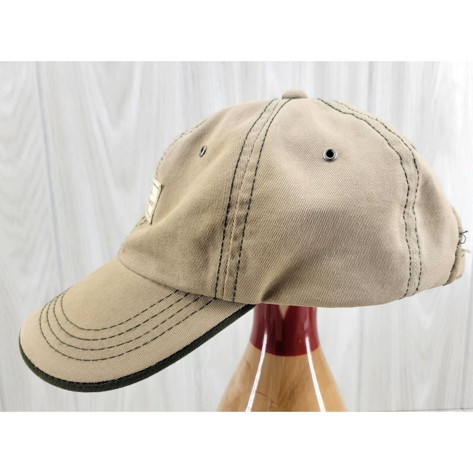 Vintage DUCKS UNLIMITED DISTRESSED TAN ADJUSTABLE CAP/HAT Unisex Adults Adjustable Tan Baseball Cap Size ONE SIZE - 5 Thumbnail
