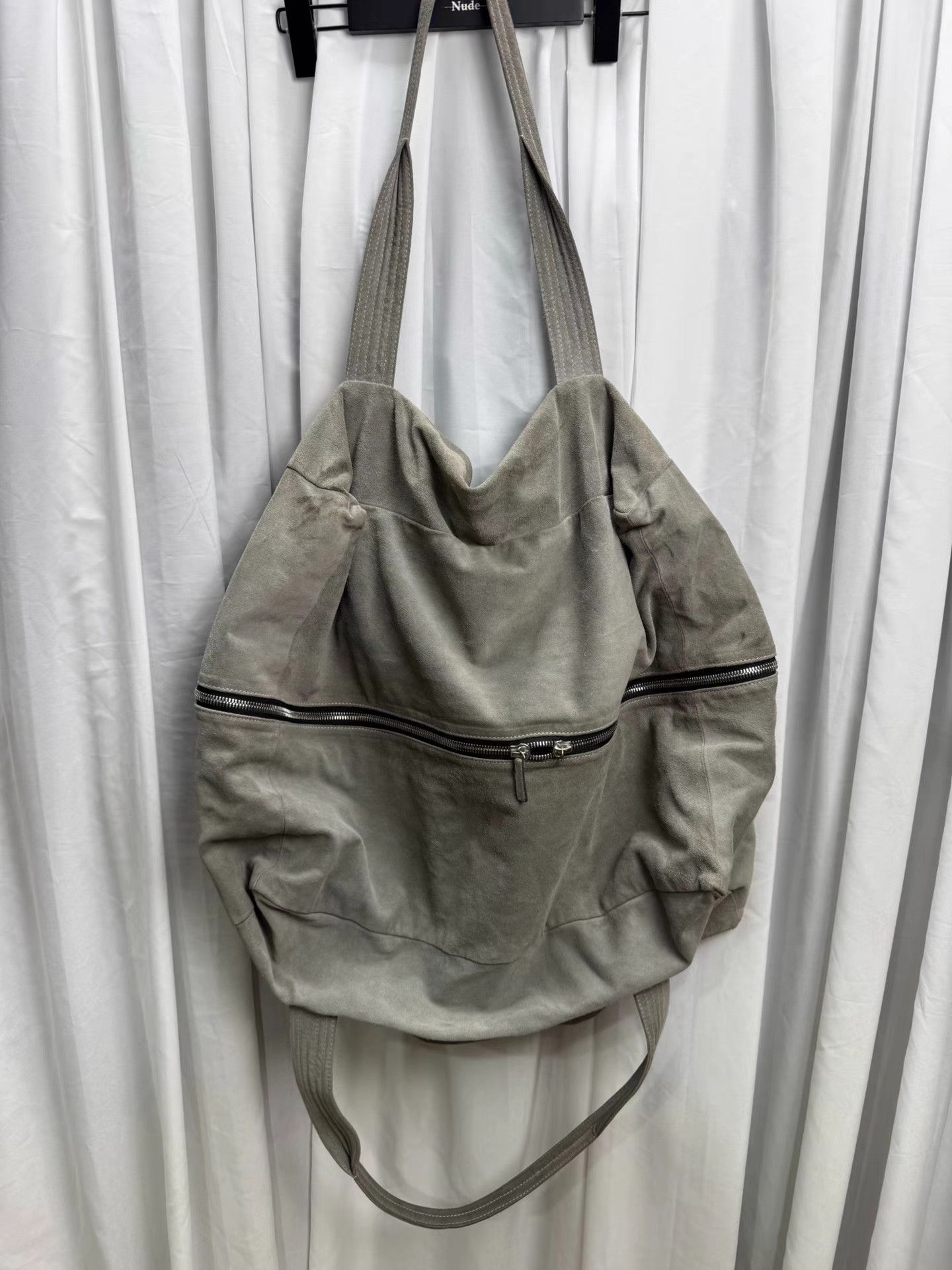 Ann Demeulemeester Ann Demeulemeester Oversized Suede Tote Bag K20 Size ONE SIZE - 4 Thumbnail
