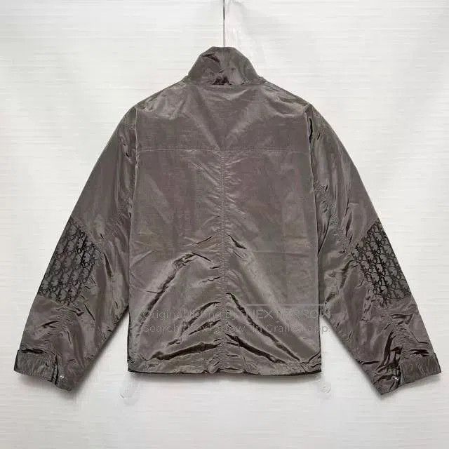 Dior DIOR Men's Spliced Stand Collar Logo Jacket. Size US L / EU 52-54 / 3 - 2 Thumbnail