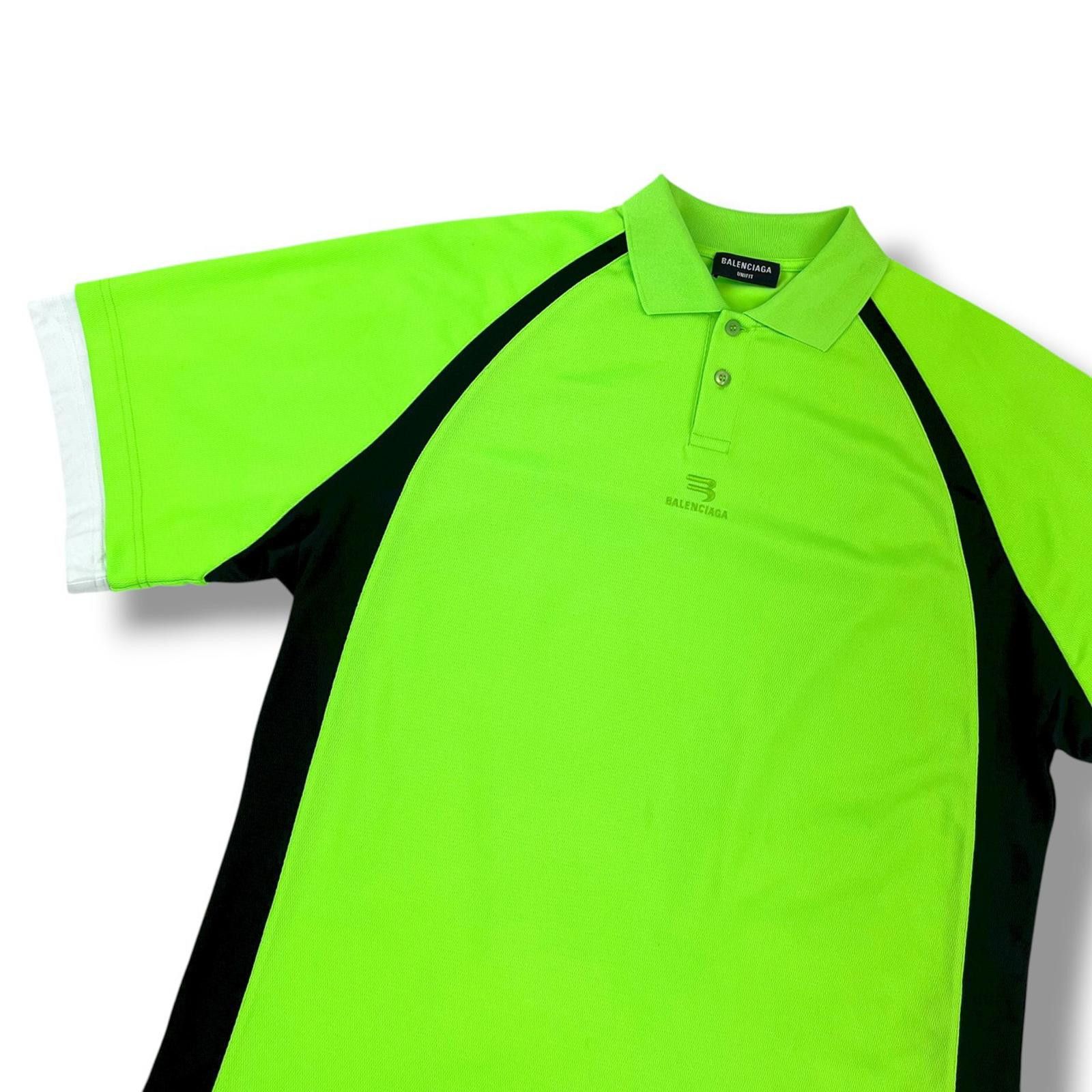 Balenciaga Neon Layered Polo Shirt
