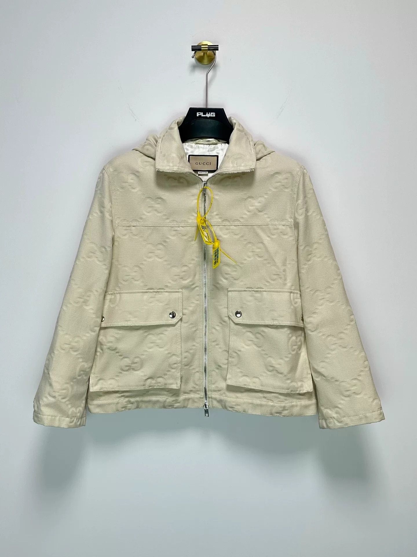 Gucci Gucci Beige Monogram Windbreaker Jacket Size US M / EU 48-50 / 2 - 1 Thumbnail