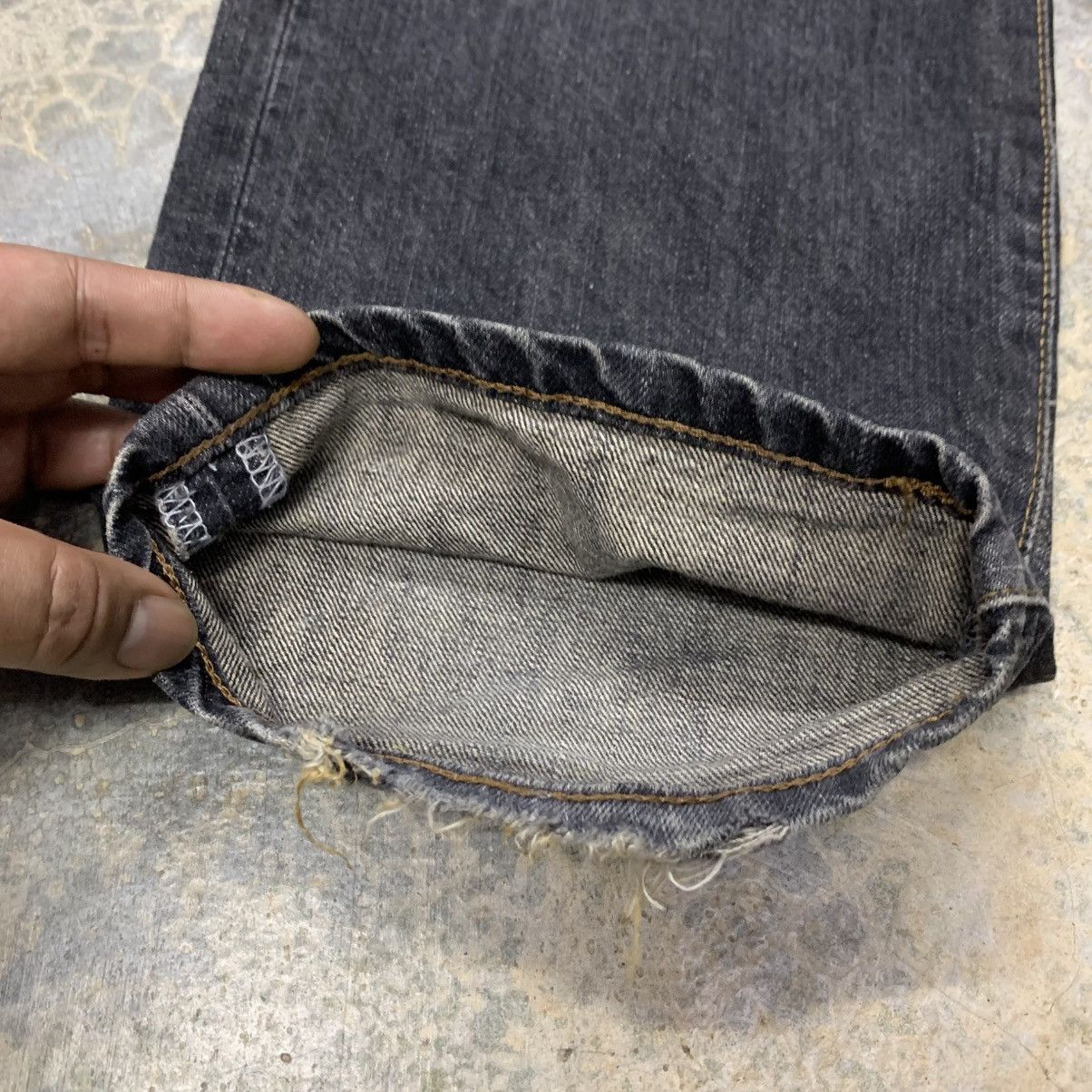 Edwin × Japanese Brand × Vintage Vintage Edwin 503 Rebel Regular faded denim Size US 36 / EU 52 - 12 Thumbnail