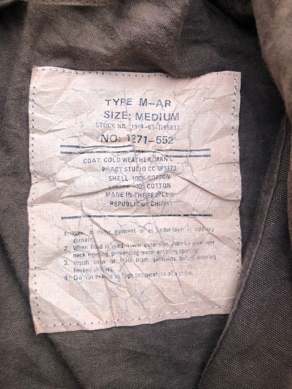Other Vintage Military M65 Parka Jacket Washed Size US L / EU 52-54 / 3 - 3 Thumbnail