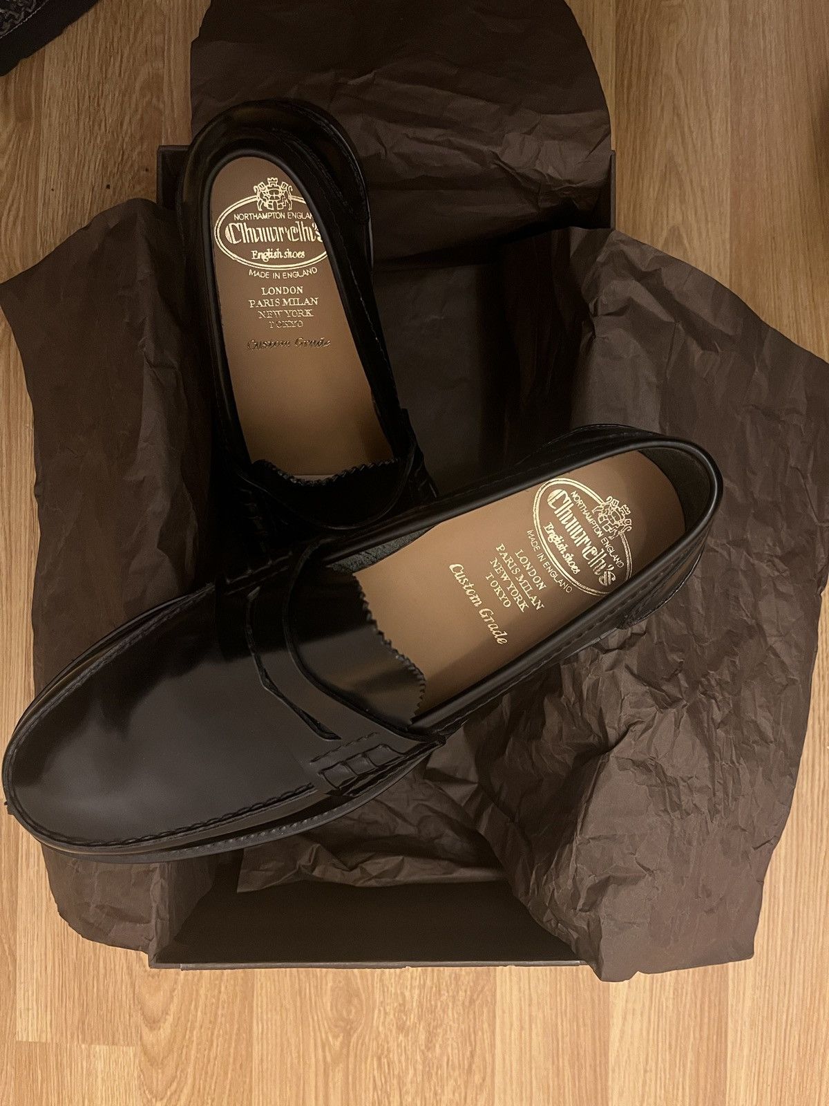 Church's Church’s Leather Penny Loafers Size US 7 / EU 40 - 4 Thumbnail