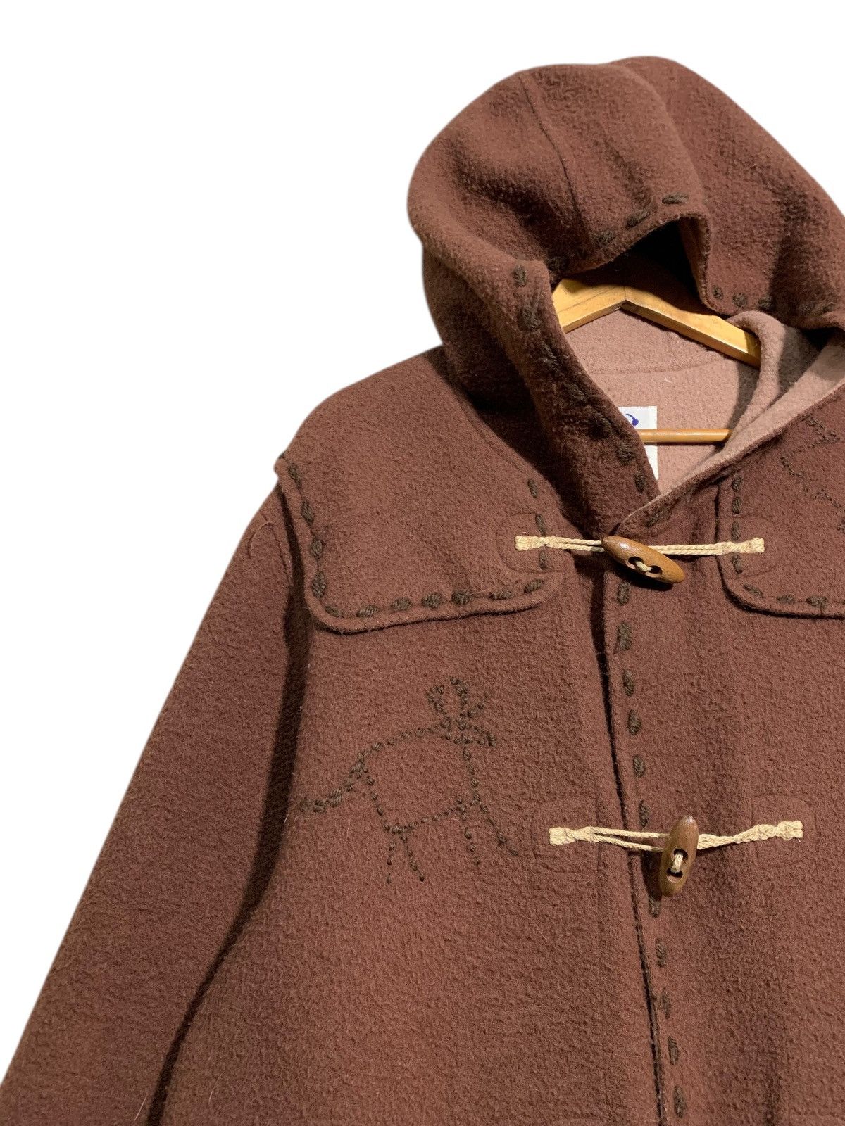 Hai Sporting Gear × Issey Miyake 🔥HAI SPORTING GEAR WOOL DUFFLECOATS JACKET Size US L / EU 52-54 / 3 - 4 Thumbnail