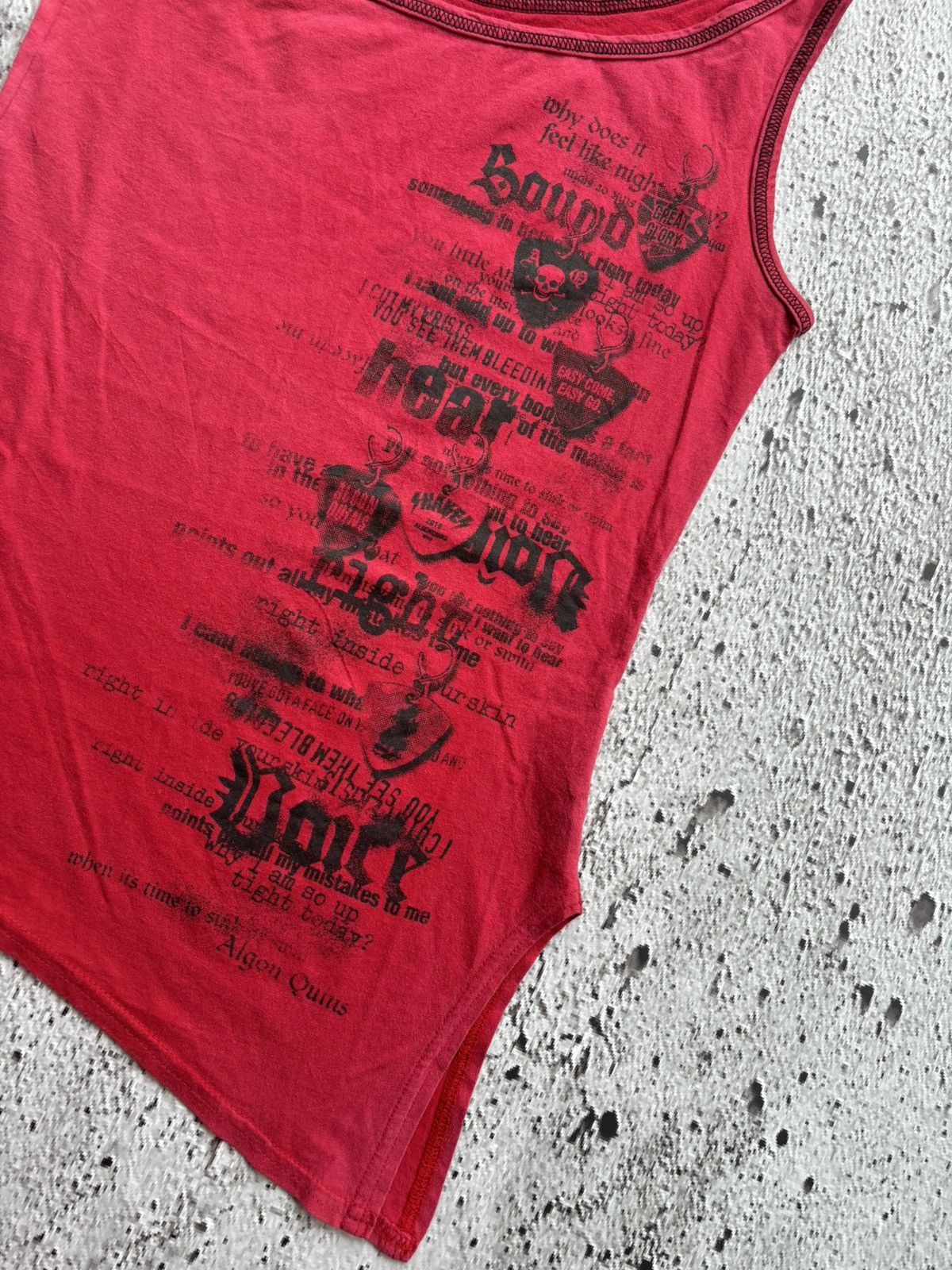Hysteric Glamour Y2k Algonquins Punk style Tank tops Size S / US 4 / IT 40 - 4 Thumbnail