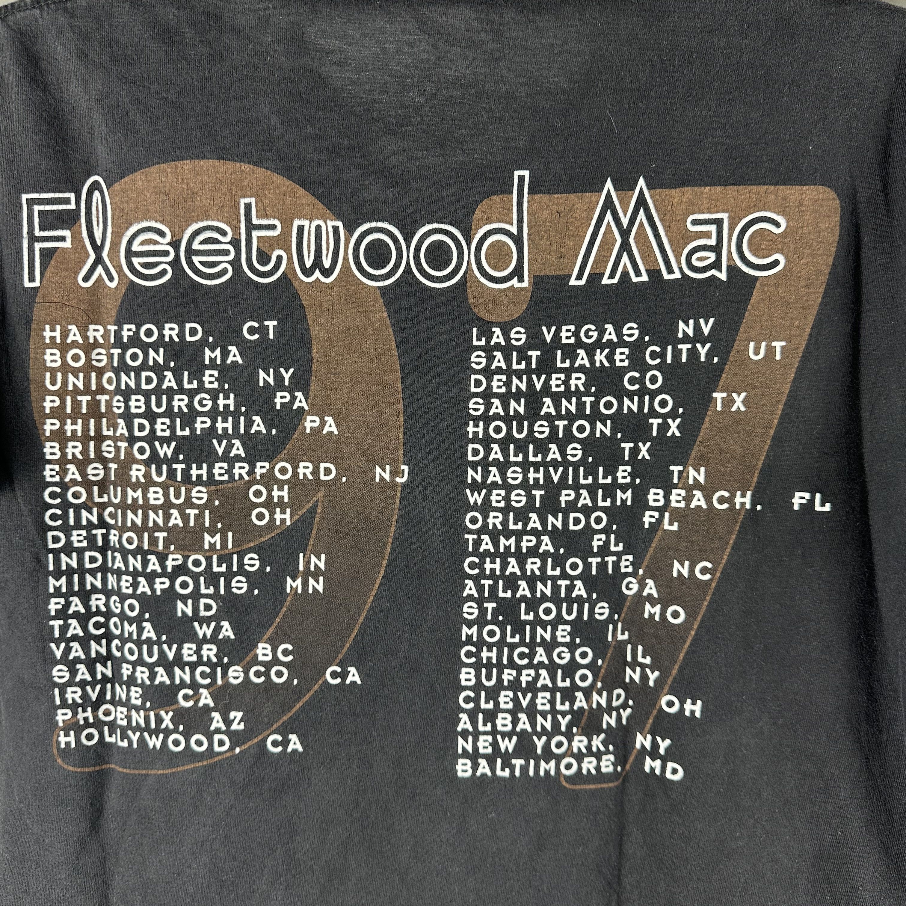 Vintage Vintage 1997 Fleetwood Mac Rock Band Tour Concert T-shirt Size US M / EU 48-50 / 2 - 4 Thumbnail