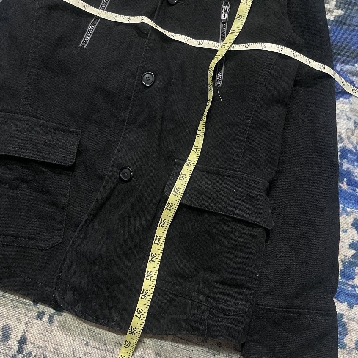 Zara ZARA Collar Hooded Utility Denim Gothic Punk Size US S / EU 44-46 / 1 - 4 Thumbnail