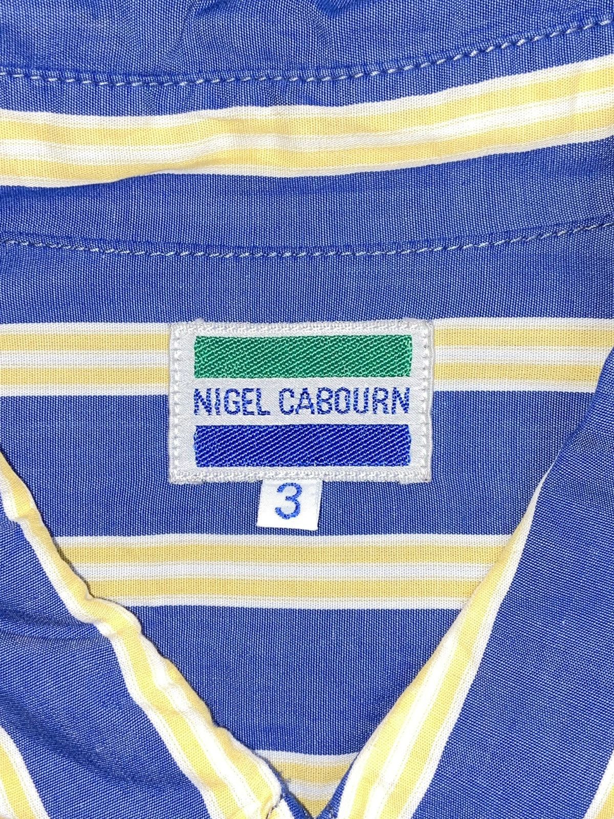 Nigel Cabourn NIGEL CABOURN Blue Striped Shirt Size US XL / EU 56 / 4 - 7 Thumbnail
