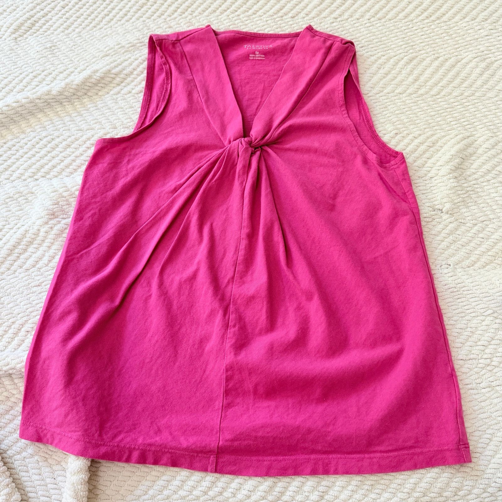 Talbots Petite Talbots Sleeveless Tank Pink barbiecore preppy flowy Size S / US 4 / IT 40 - 6 Thumbnail