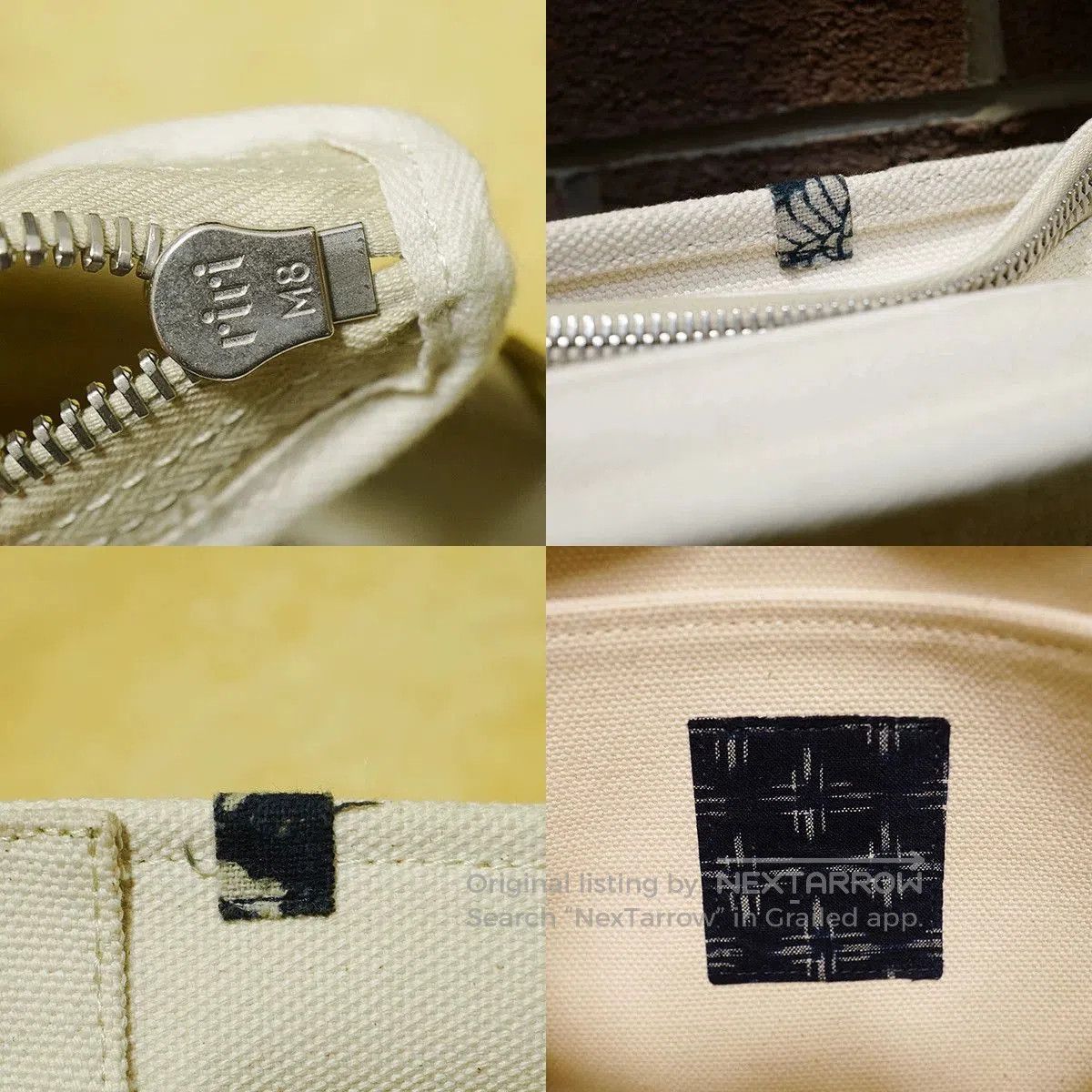Visvim visvim ict satchel bag in ivory. Size ONE SIZE - 4 Thumbnail