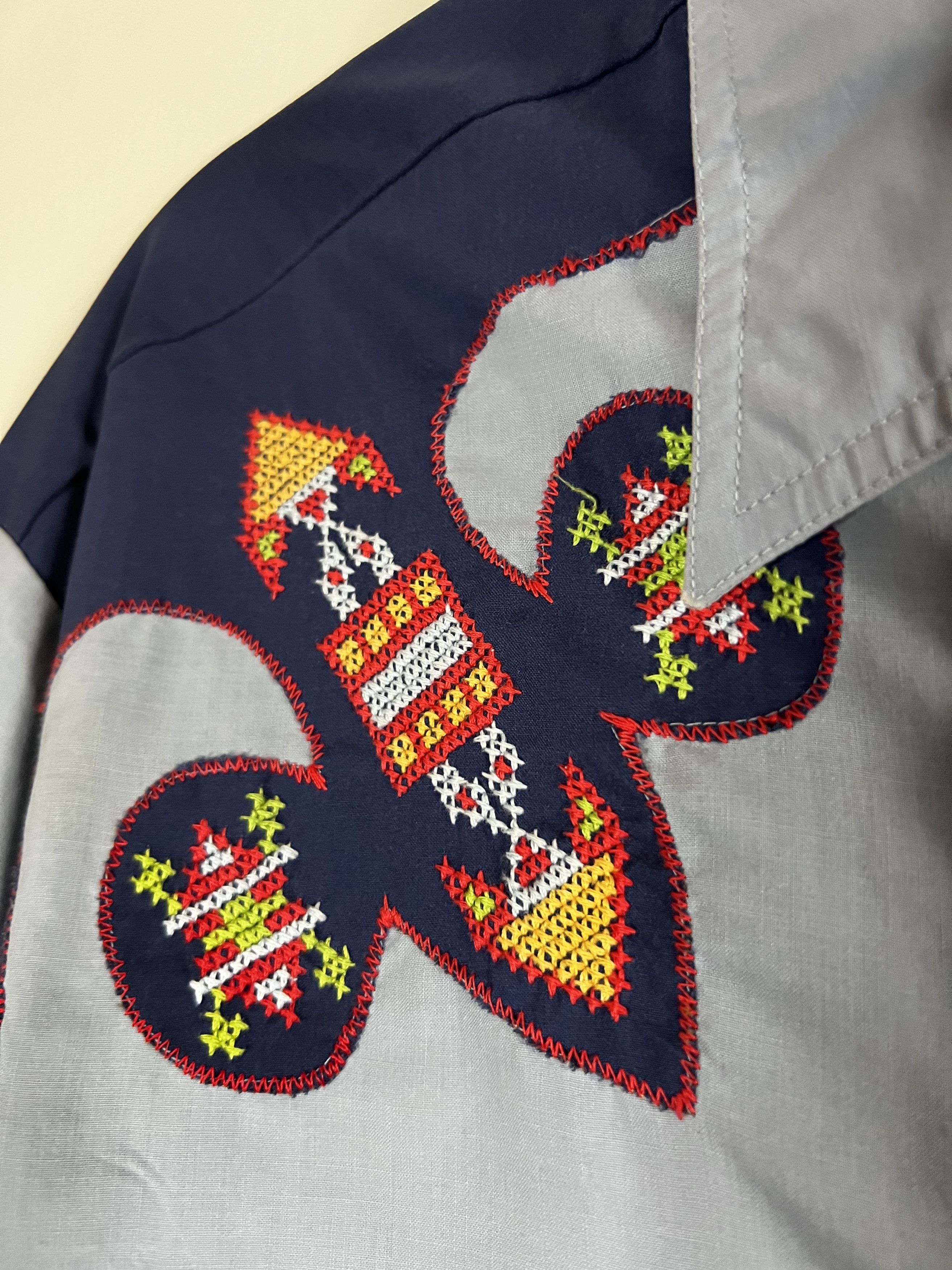 Other × Vintage Vintage Western Native American Pattern Pearl Snap Button Up Size US XL / EU 56 / 4 - 3 Thumbnail