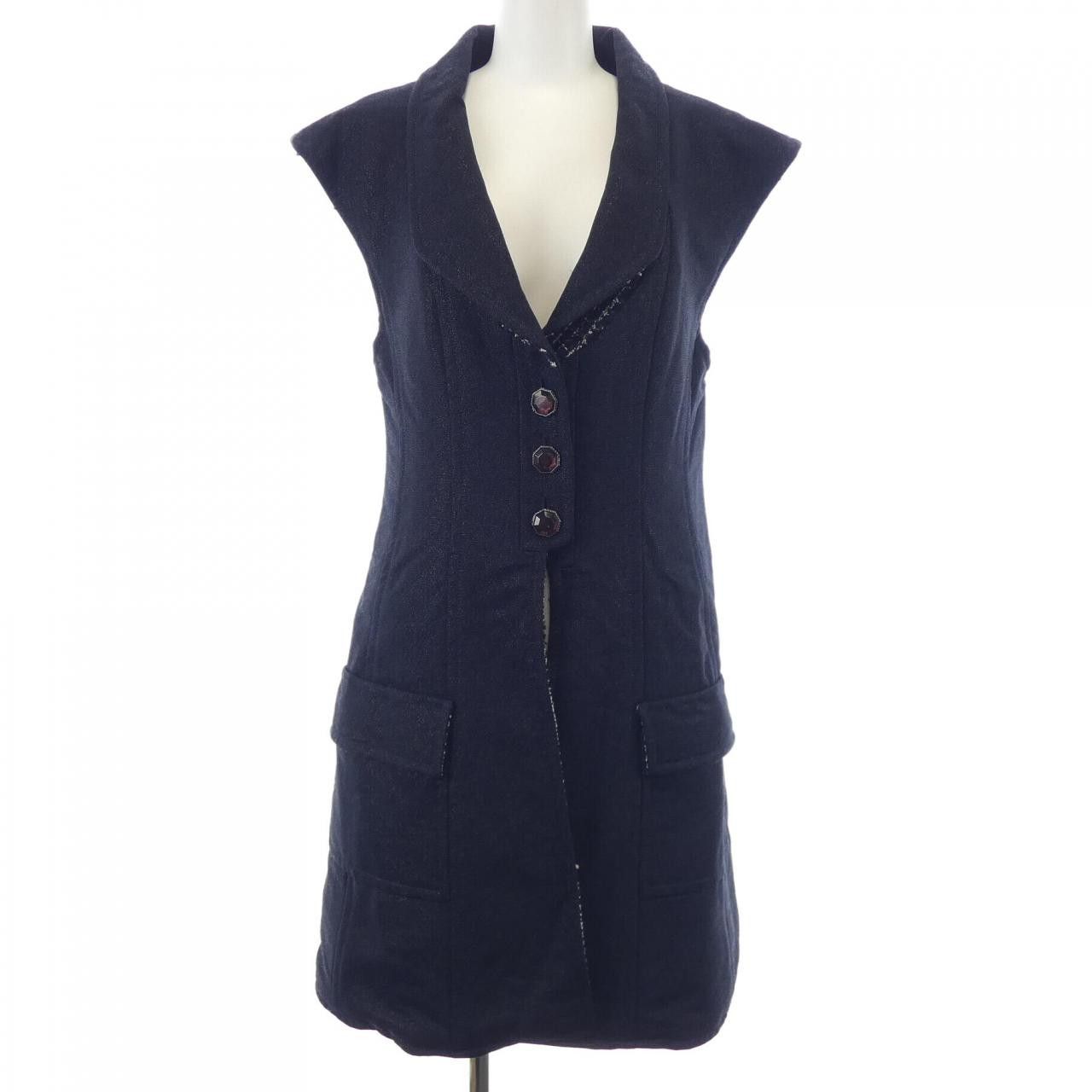 Chanel Chanel P44673W05197 Long Vest Others Outerwear P44673W05197 DUTY FREE for USA