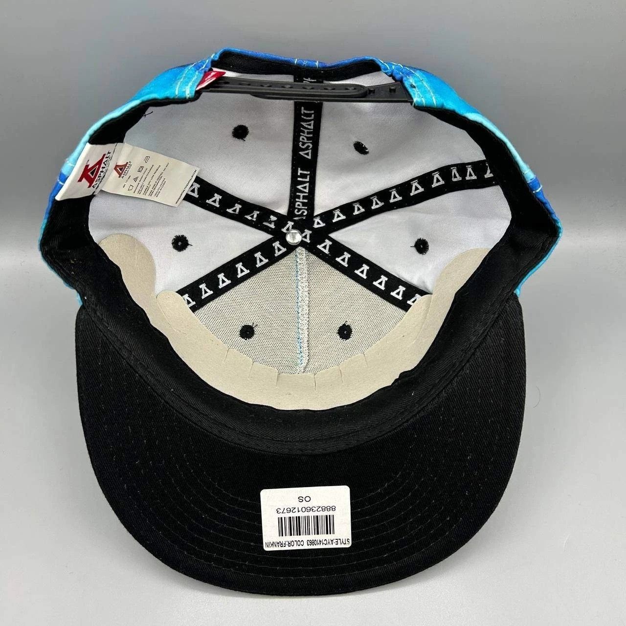 Asphalt Asphalt Yacht Club Hat Men Blue Black Snap Back Cap New Size ONE SIZE - 2 Thumbnail