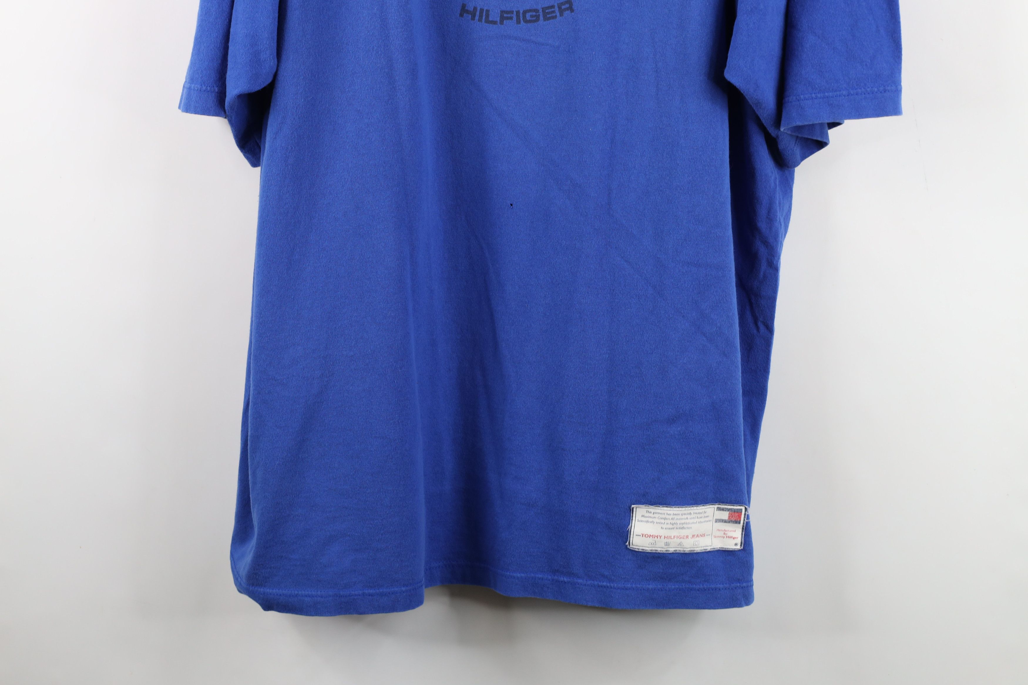 Tommy Hilfiger Vintage 90s Tommy Hilfiger Spell Out Big Logo T-Shirt USA Size US XXL / EU 58 / 5 - 3 Thumbnail