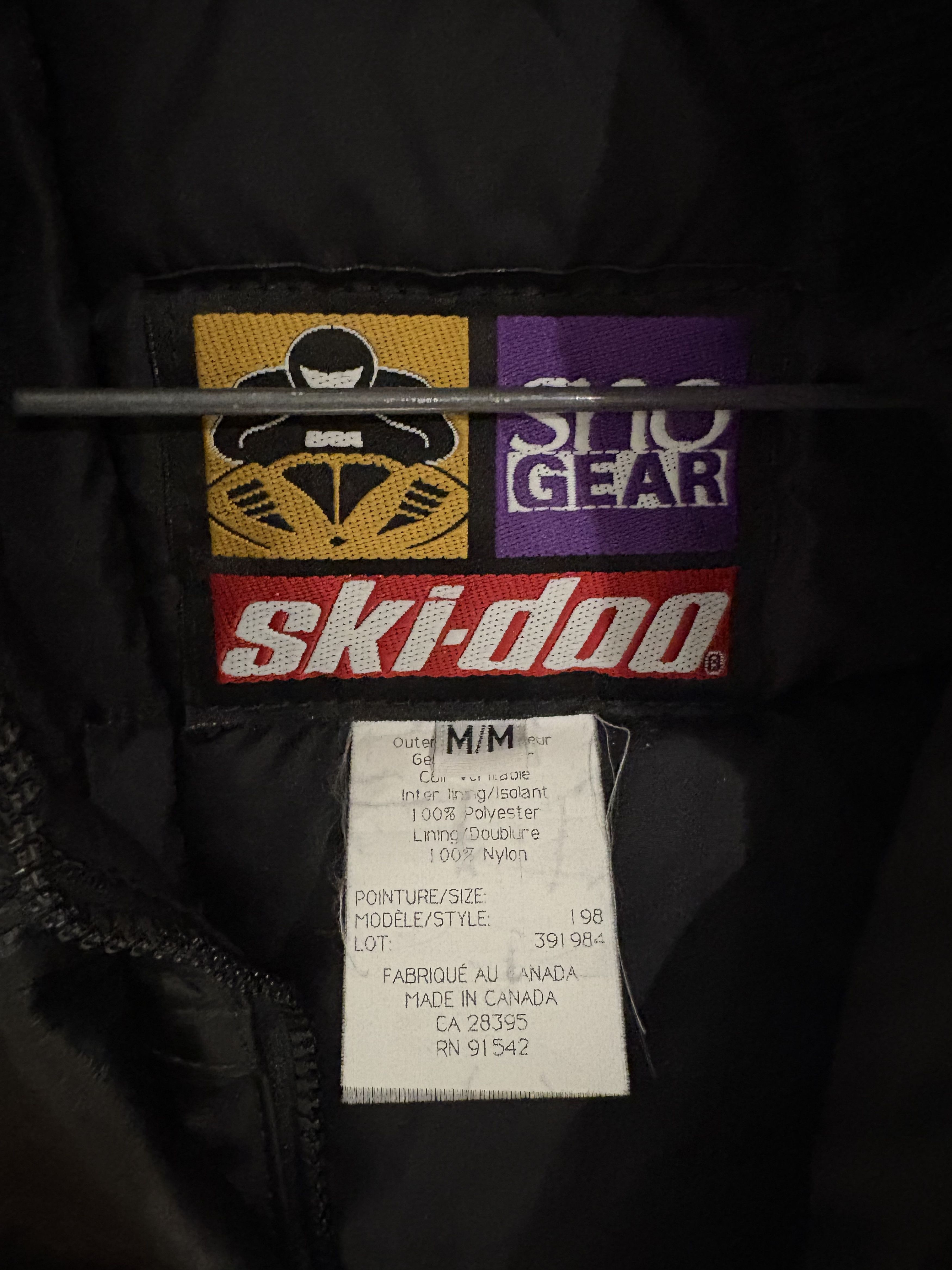Vintage Sno Gear Ski-Doo Y2K Leather Jacket