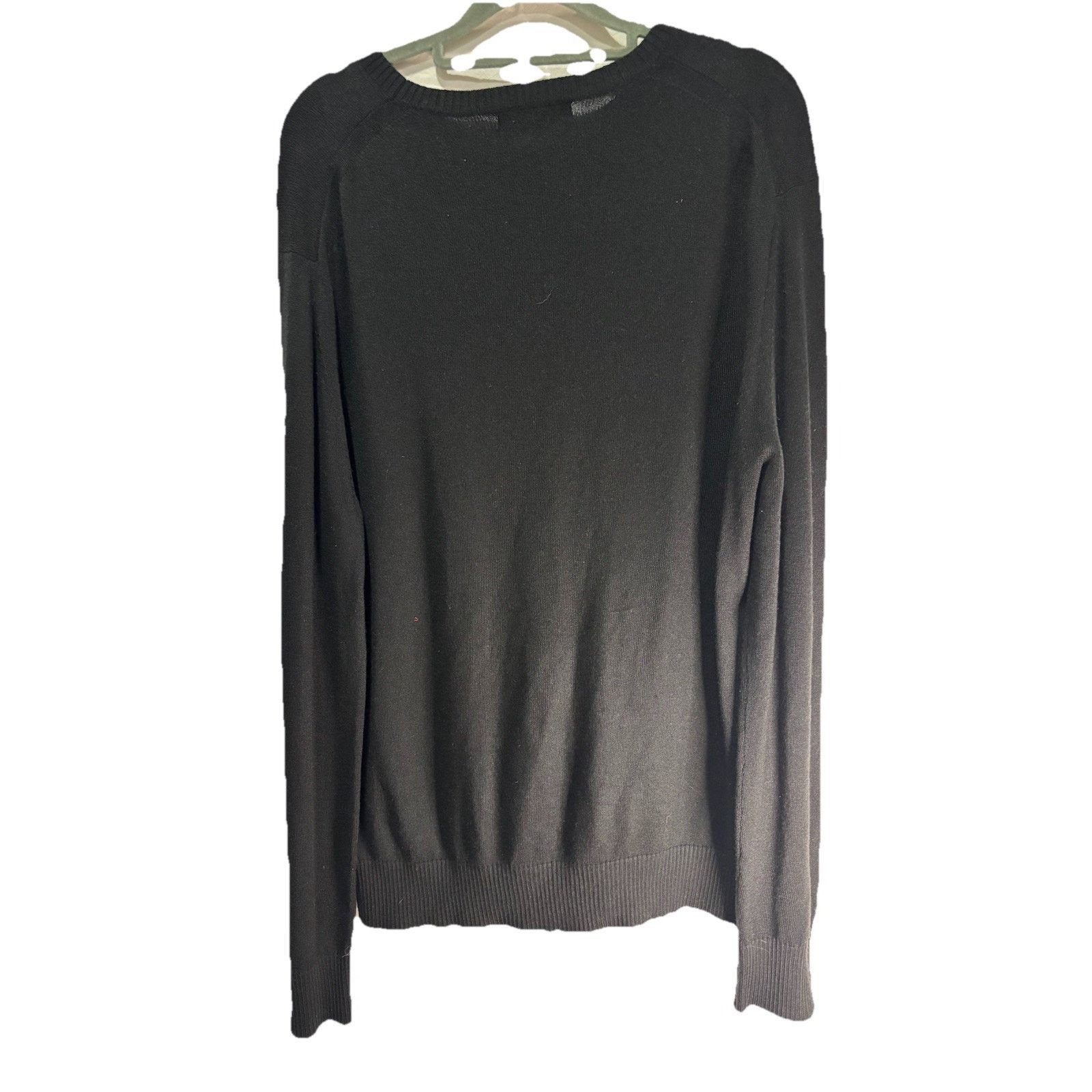 Banana Republic Banana Republic Silk Cashmere Luxury Sweater Mens L Black Size US L / EU 52-54 / 3 - 5 Thumbnail