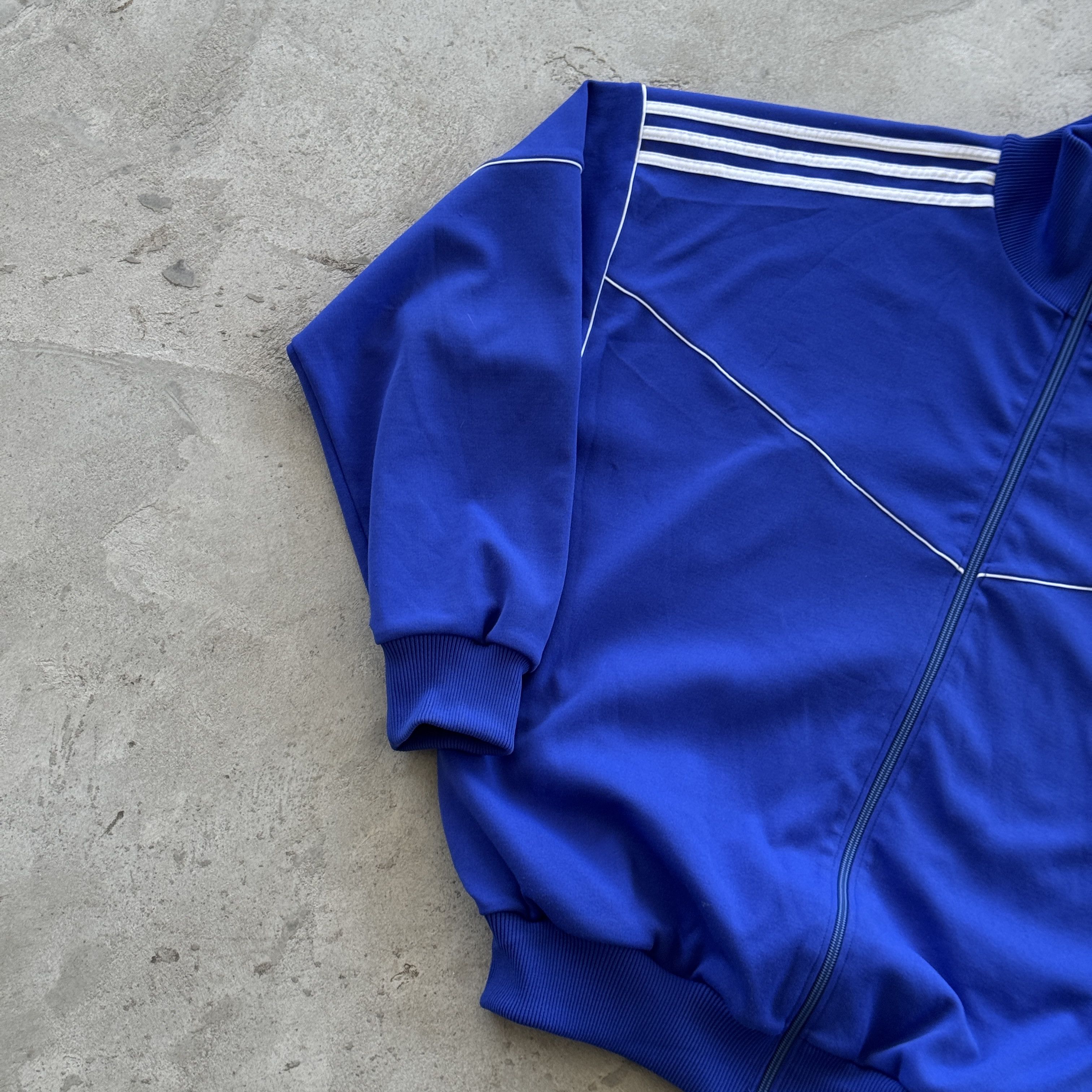 Adidas Vintage Adidas Blue Track Jacket Trefoil 3 Stripes XL Size US XL / EU 56 / 4 - 3 Thumbnail