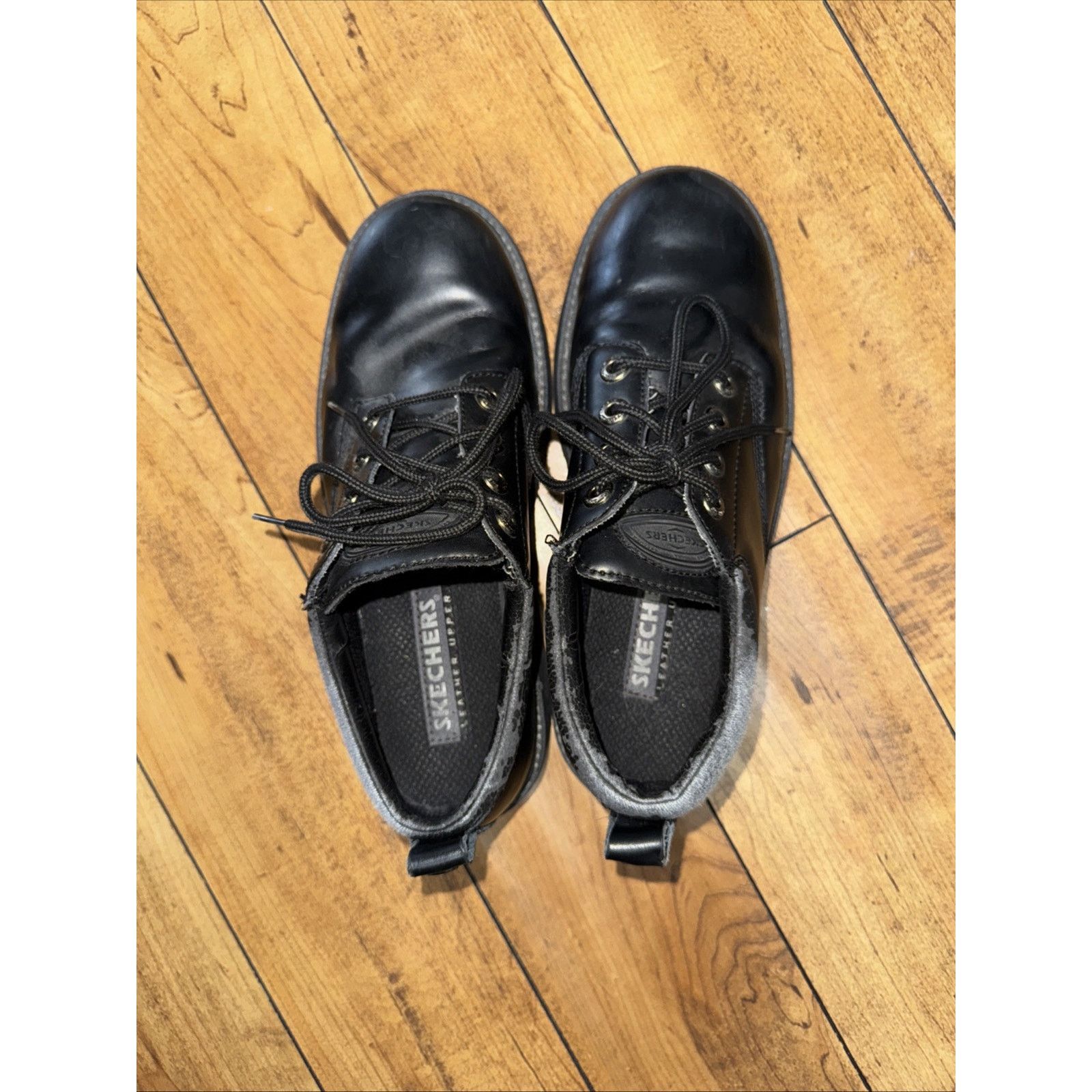 Dr. Martens × SKECHERS × Vintage Skechers Leather composite Toe Work Shoes Non-slip Men's 9 Size US 9 / EU 42 - 4 Thumbnail