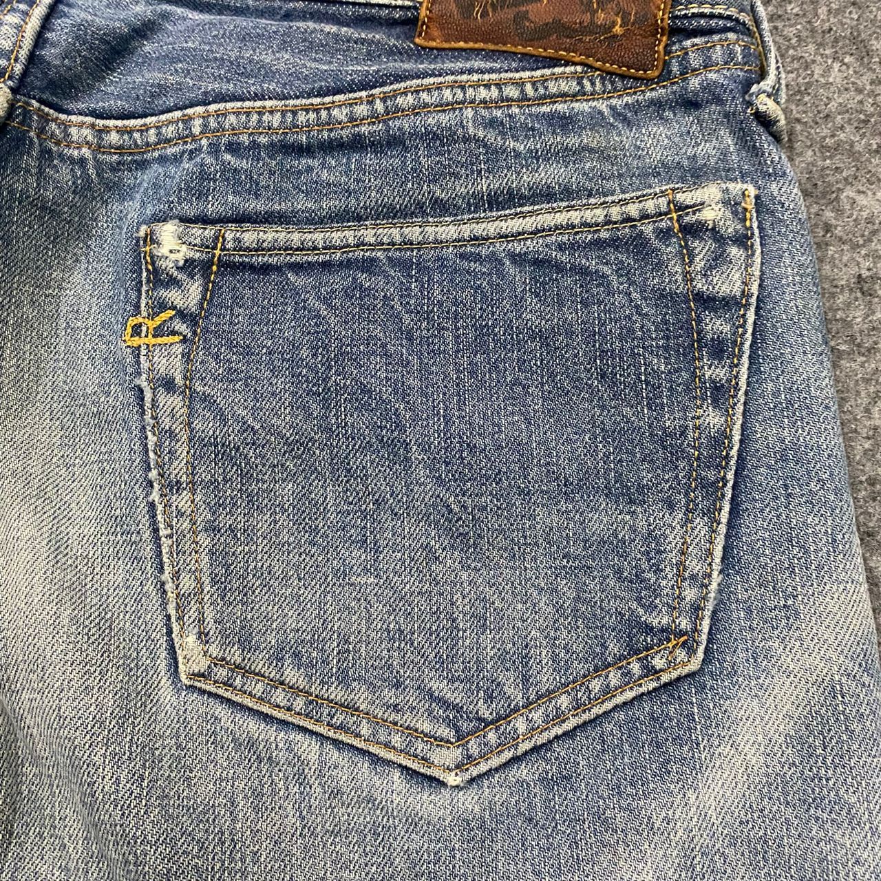 45rpm 💥Best Offer💥Vintage 45RPM Selvegde Distressed Denim Size US 30 / EU 46 - 12 Thumbnail