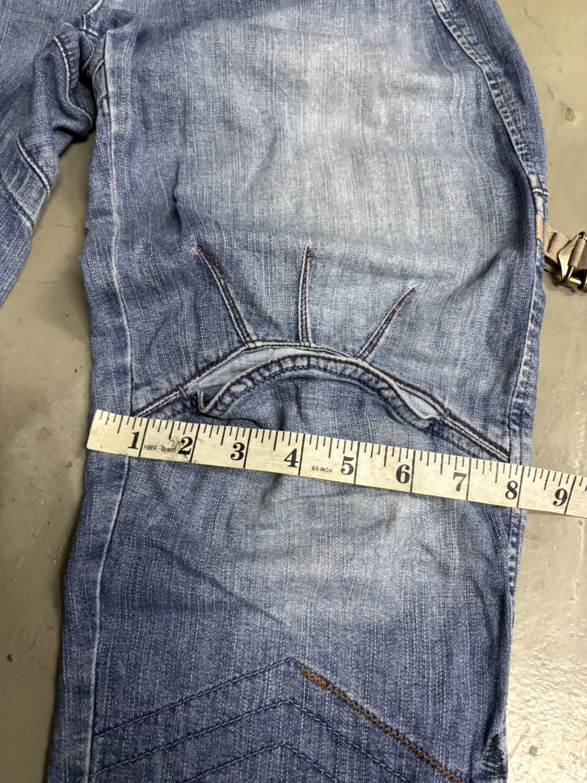 Marithe + Francois Girbaud Vintage Buckle Back Marithe+Francois Girbaud Y2K Capri Jeans Size US 28 / EU 44 - 20 Thumbnail