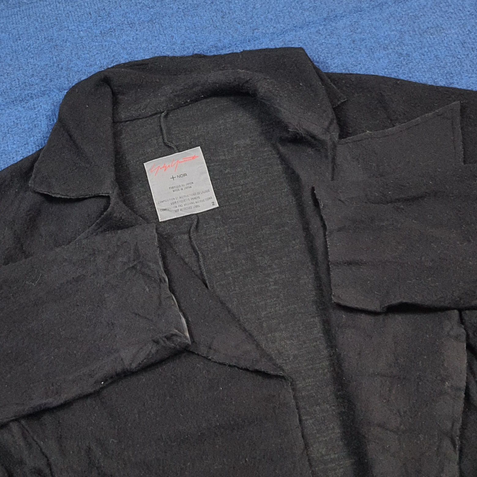 Yohji Yamamoto Archival Yohji Yamamoto +NOIR Wool Blend Avant-Garde Jacket Size US S / EU 44-46 / 1 - 5 Thumbnail
