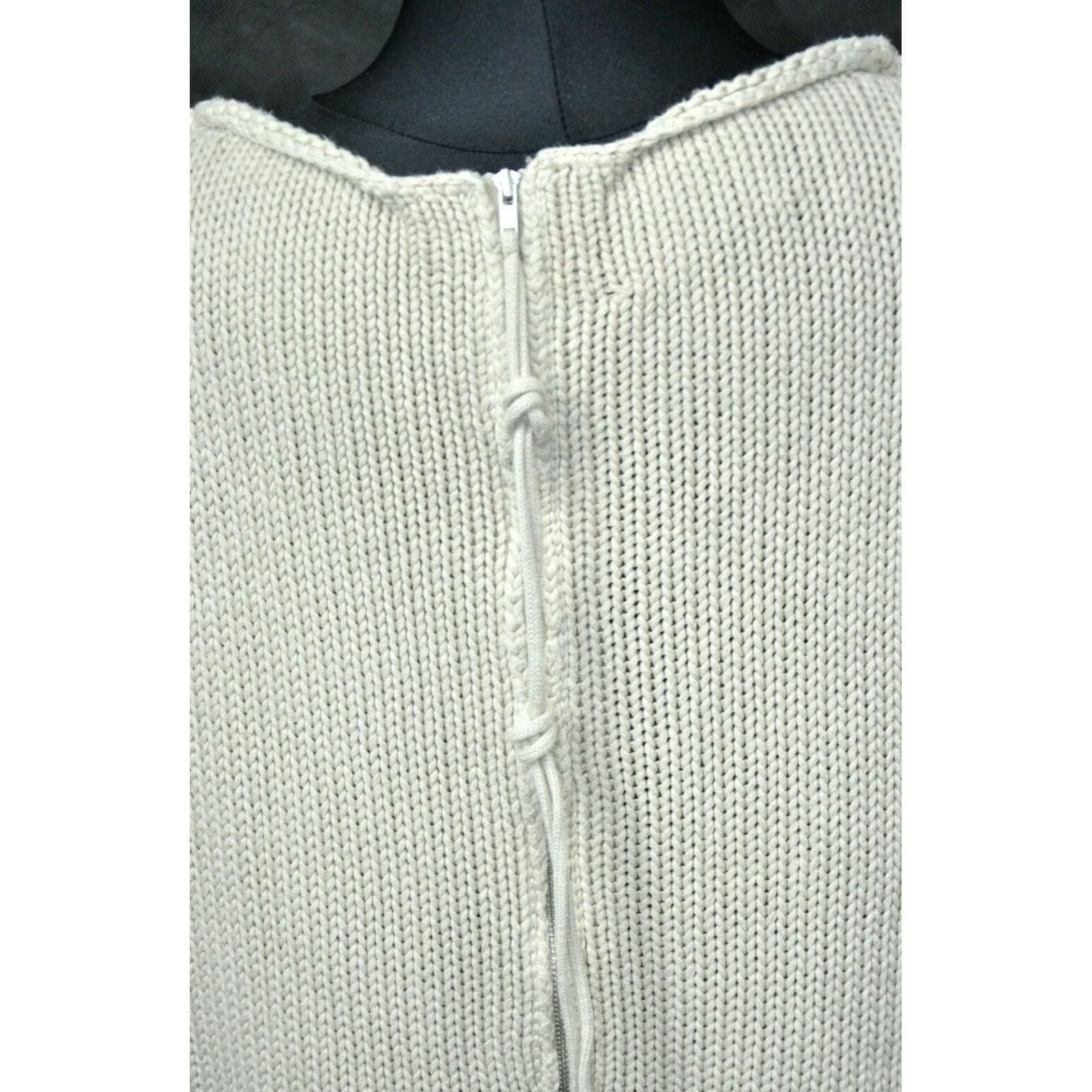 Acne Studios ACNE SHO R OVERSIZED SWEATER XS BEIGE 100% COTTON KNIT PULLOVER WOMEN MEN? Size XS / US 0-2 / IT 36-38 - 6 Thumbnail