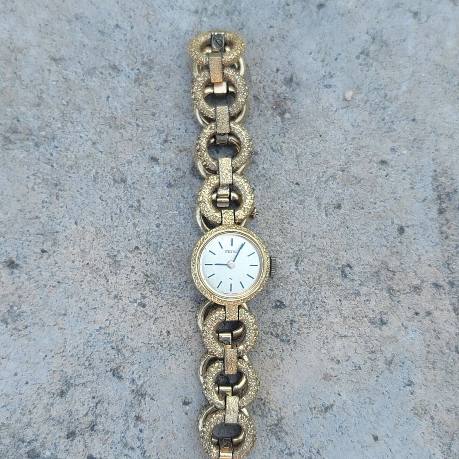 Seiko Vtg Seiko Gold Tone Automatic Wind-up Watch Size ONE SIZE - 9 Thumbnail
