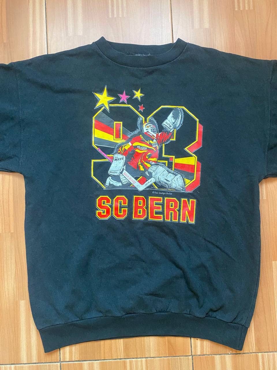Fox Racing Fox Design SC Bern 1992 - 93 Ice Hockey Sweatshirt Size US XL / EU 56 / 4 - 3 Thumbnail