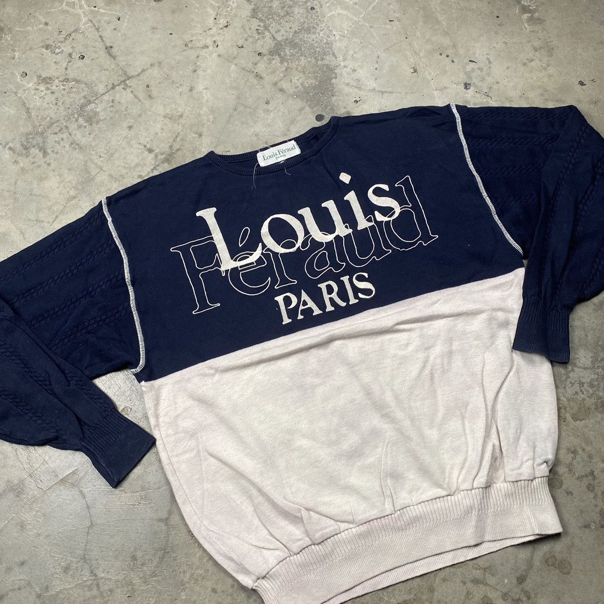 Designer 90s Louis Feraud Paris Boxy Sweaters Size US M / EU 48-50 / 2 - 4 Thumbnail