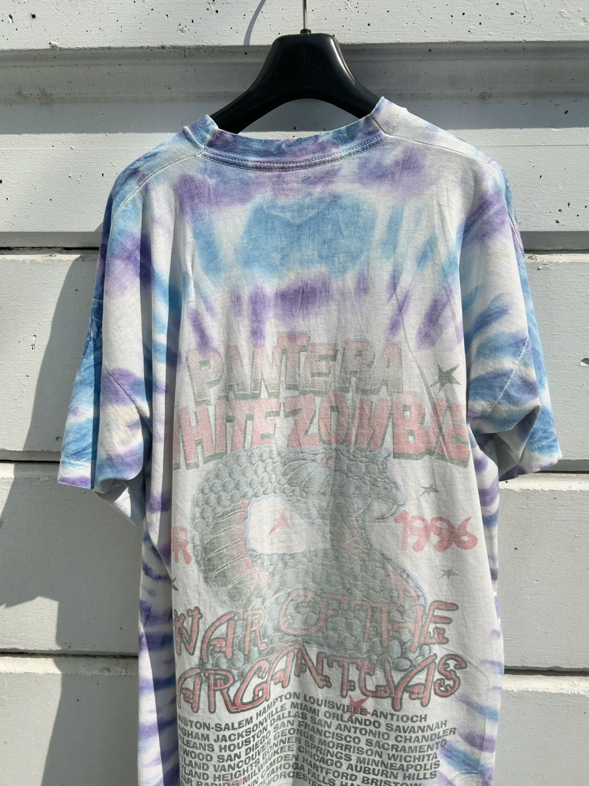 Band Tees × Vintage Vintage White Zombie Pantera War of the gargantuas 1996 Size US XL / EU 56 / 4 - 4 Thumbnail