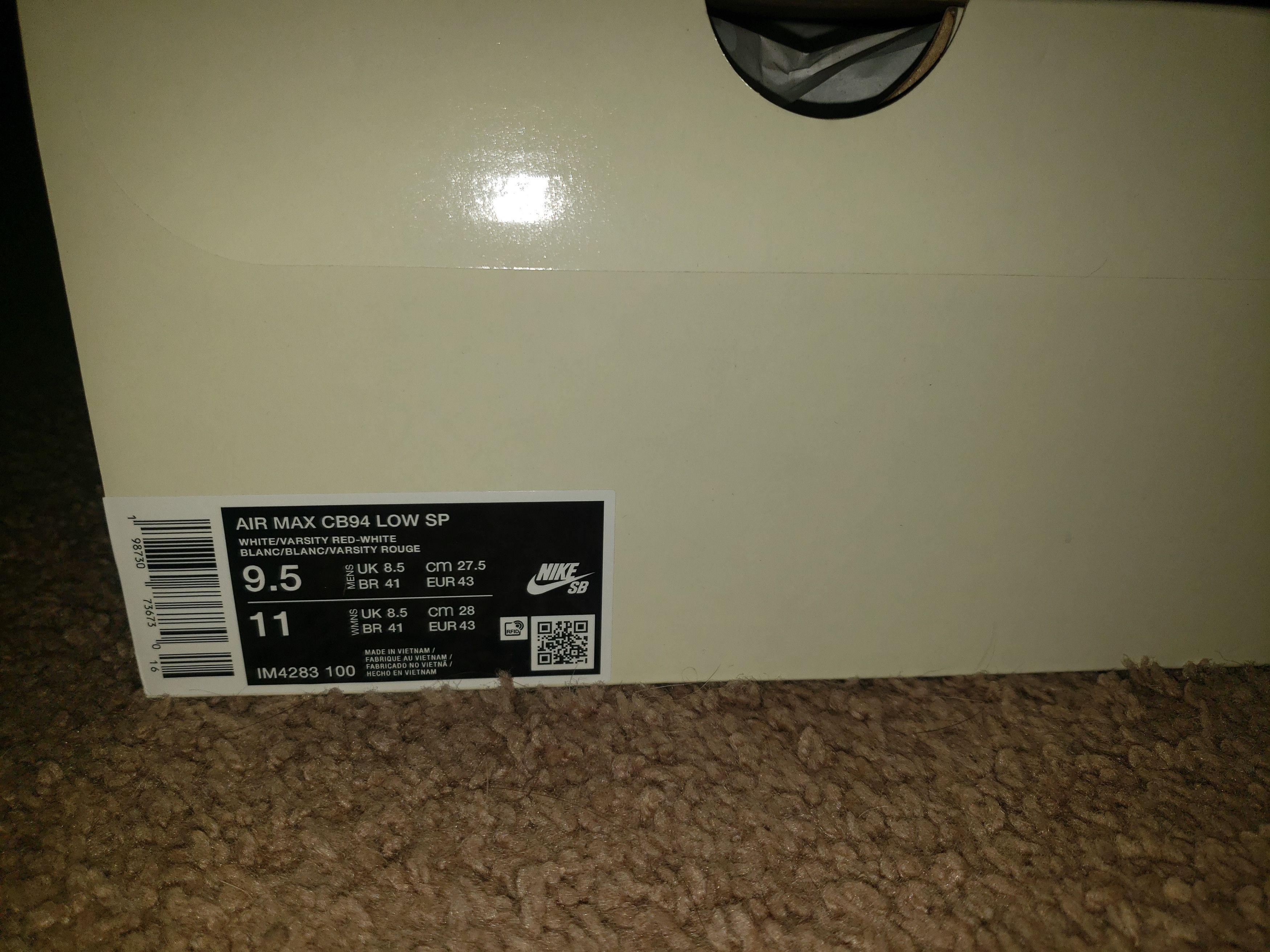 Nike × Supreme Supreme®/Nike SB Air Max 2 CB '94 Low Size US 9.5 / EU 42-43 - 5 Thumbnail