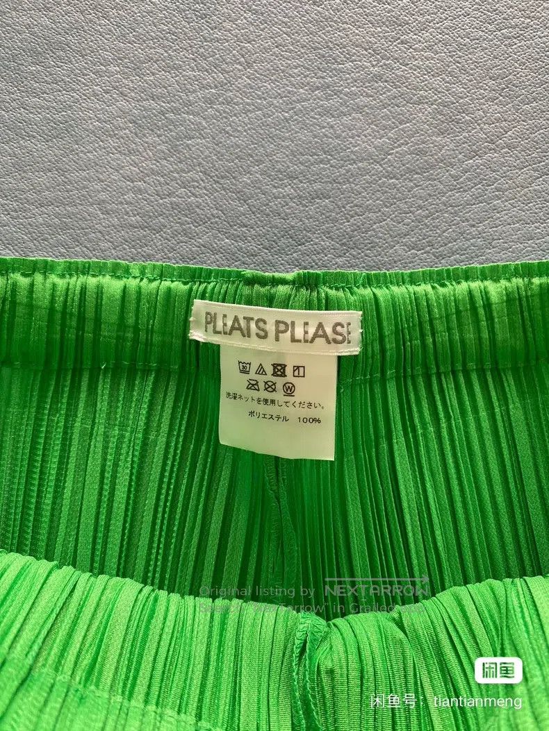 Issey Miyake Issey Miyake size:3 Green Trousers Size 31" - 7 Thumbnail