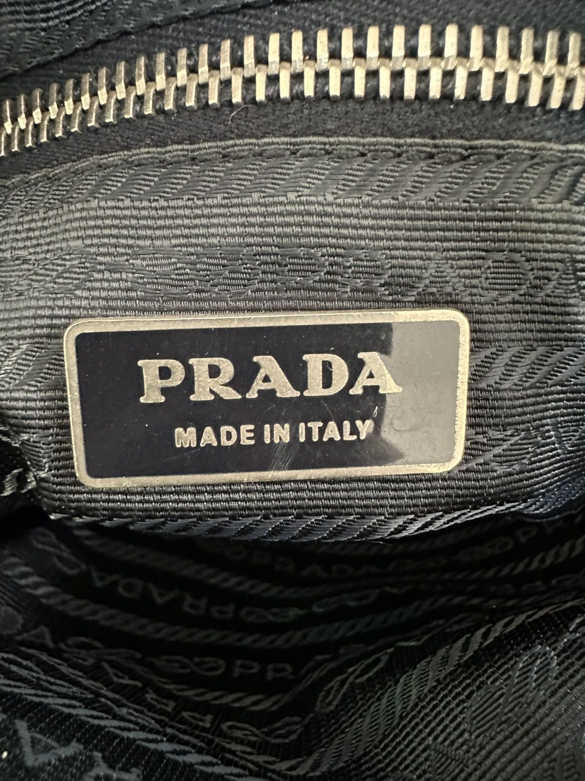 Prada PRADA Tessuto Nylon Flat Messenger Bag Navy Size ONE SIZE - 9 Thumbnail