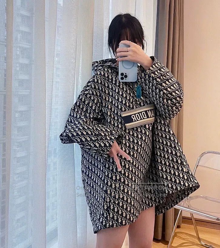 Dior Dior Colour-blocking logo jacquard full print hooded draws Size XS / US 0-2 / IT 36-38 - 8 Thumbnail